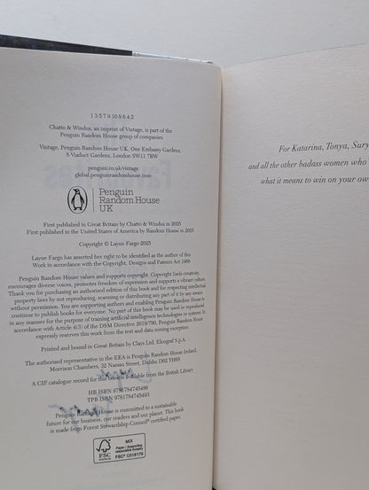 The Favourites by Layne Fargo (Signed Numbered First Edition with sprayed edges) - Fialta Books