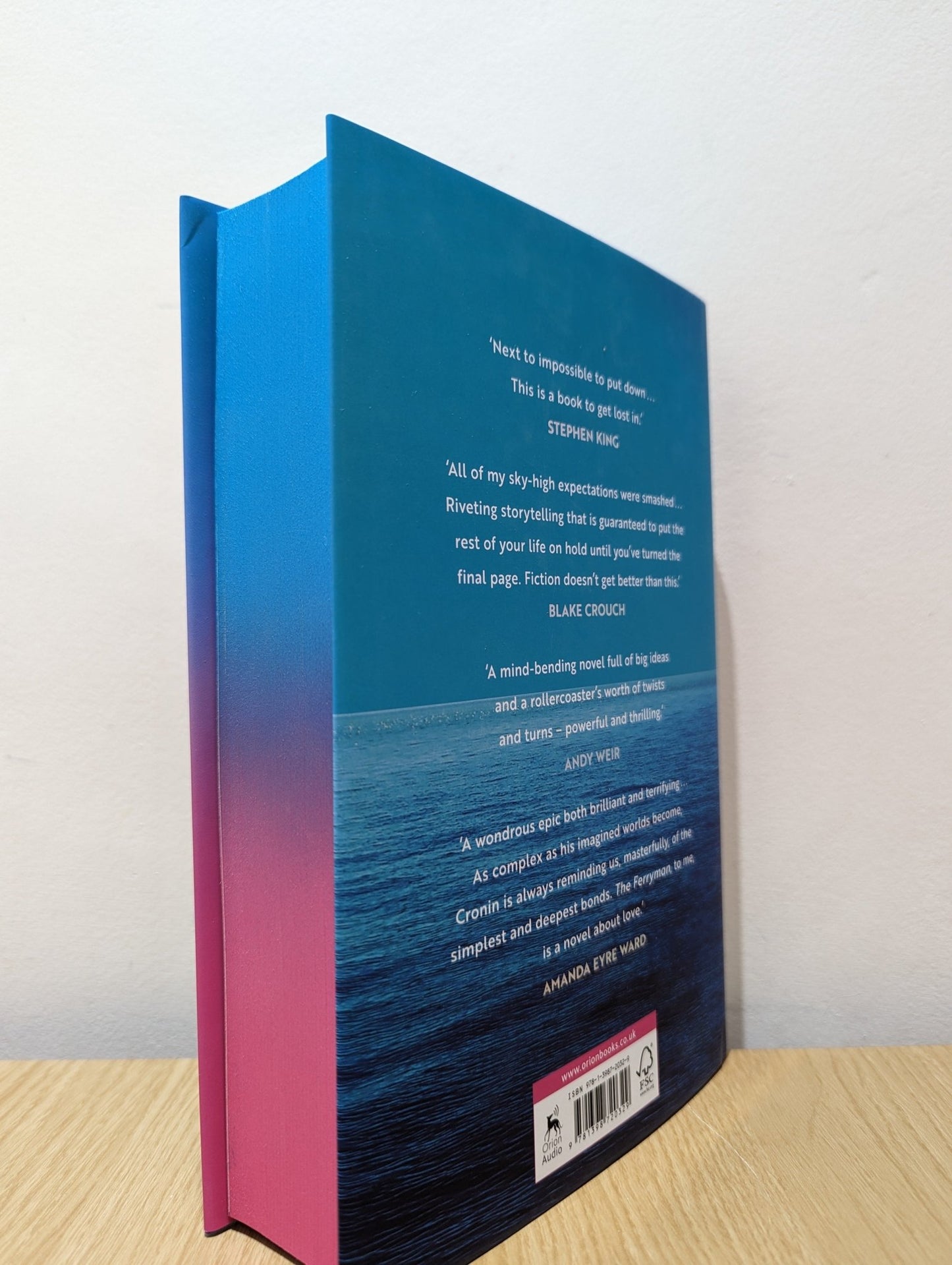 The Ferryman by Justin Cronin (Signed First Edition with sprayed edges) - Fialta Books