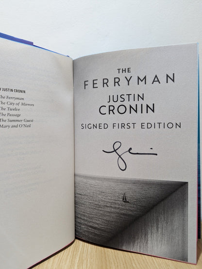 The Ferryman by Justin Cronin (Signed First Edition with sprayed edges) - Fialta Books