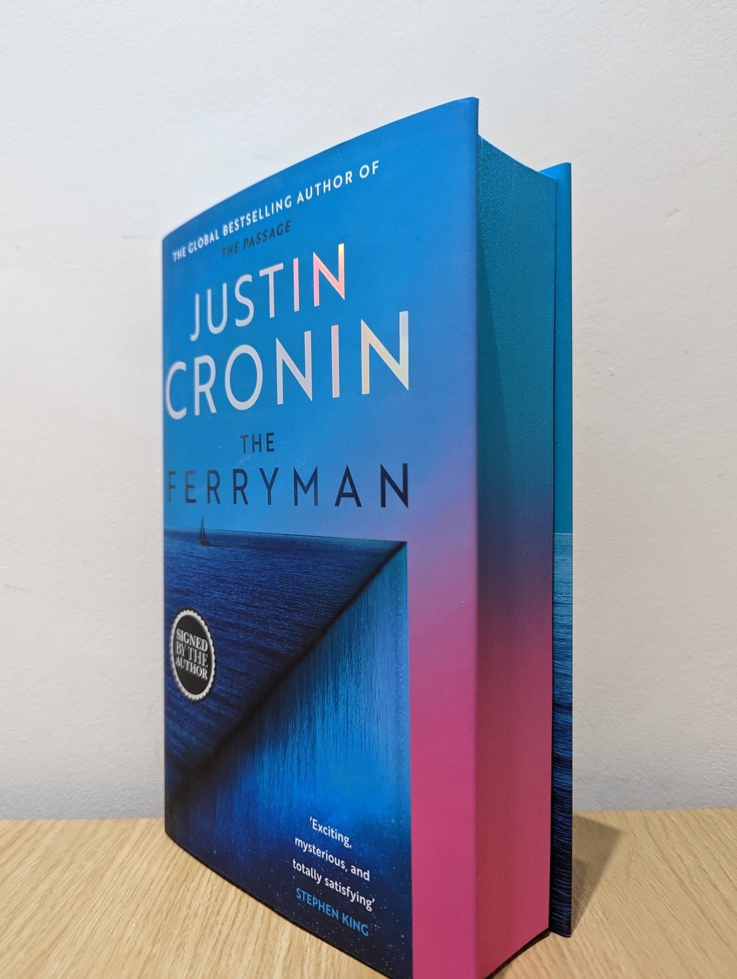 The Ferryman by Justin Cronin (Signed First Edition with sprayed edges) - Fialta Books