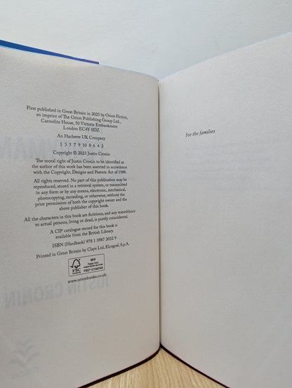 The Ferryman by Justin Cronin (Signed First Edition with sprayed edges) - Fialta Books