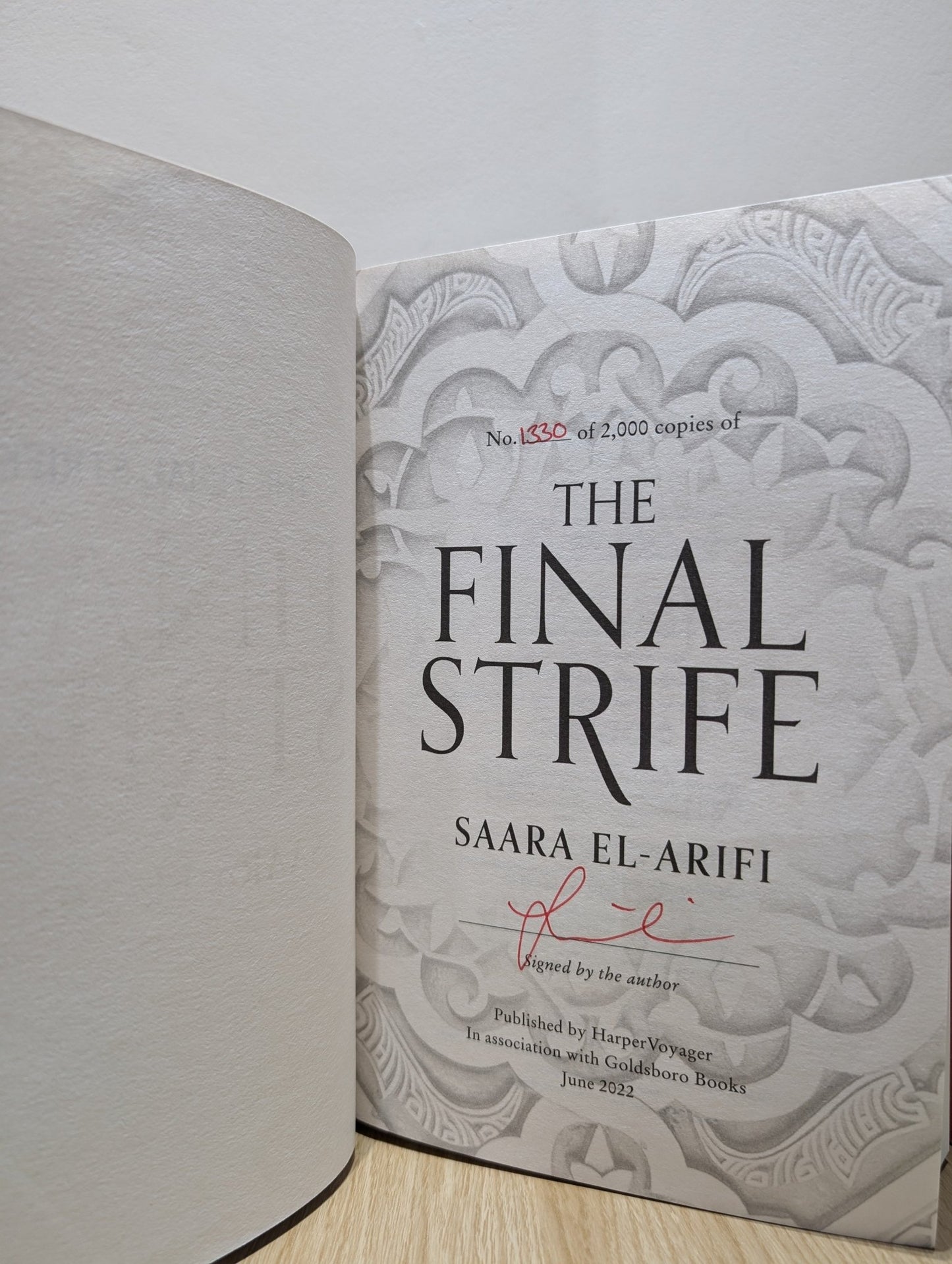 The Final Strife; Battle Drum; Ending Fire by Saara El - Arifi (Signed Slipcase) - Fialta Books