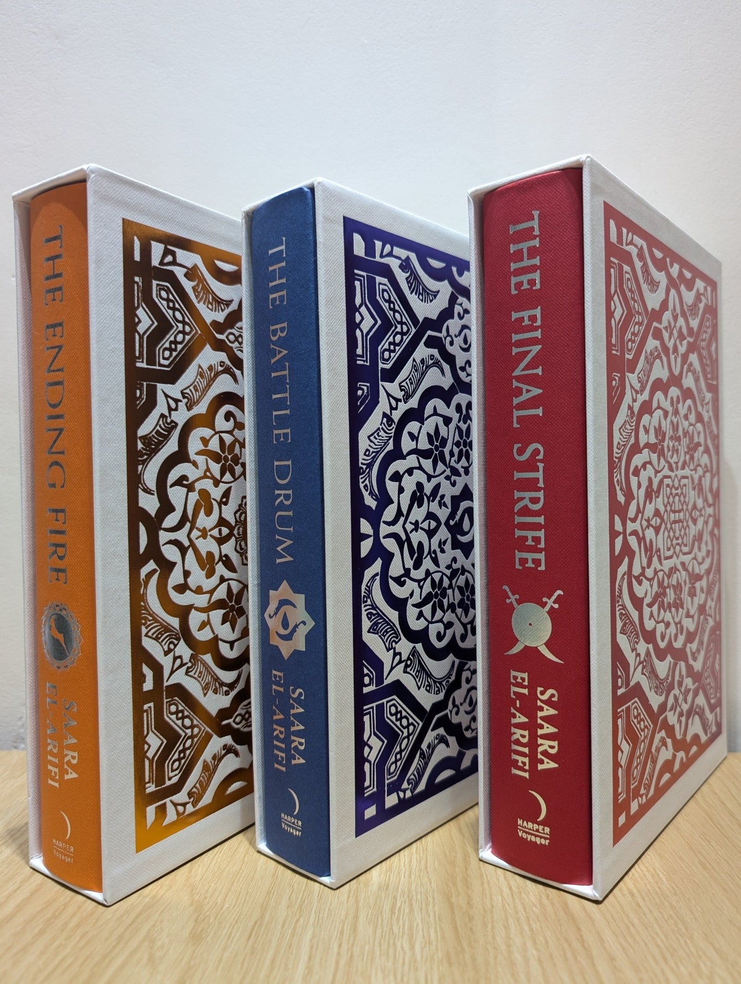 The Final Strife; Battle Drum; Ending Fire by Saara El - Arifi (Signed Slipcase) - Fialta Books