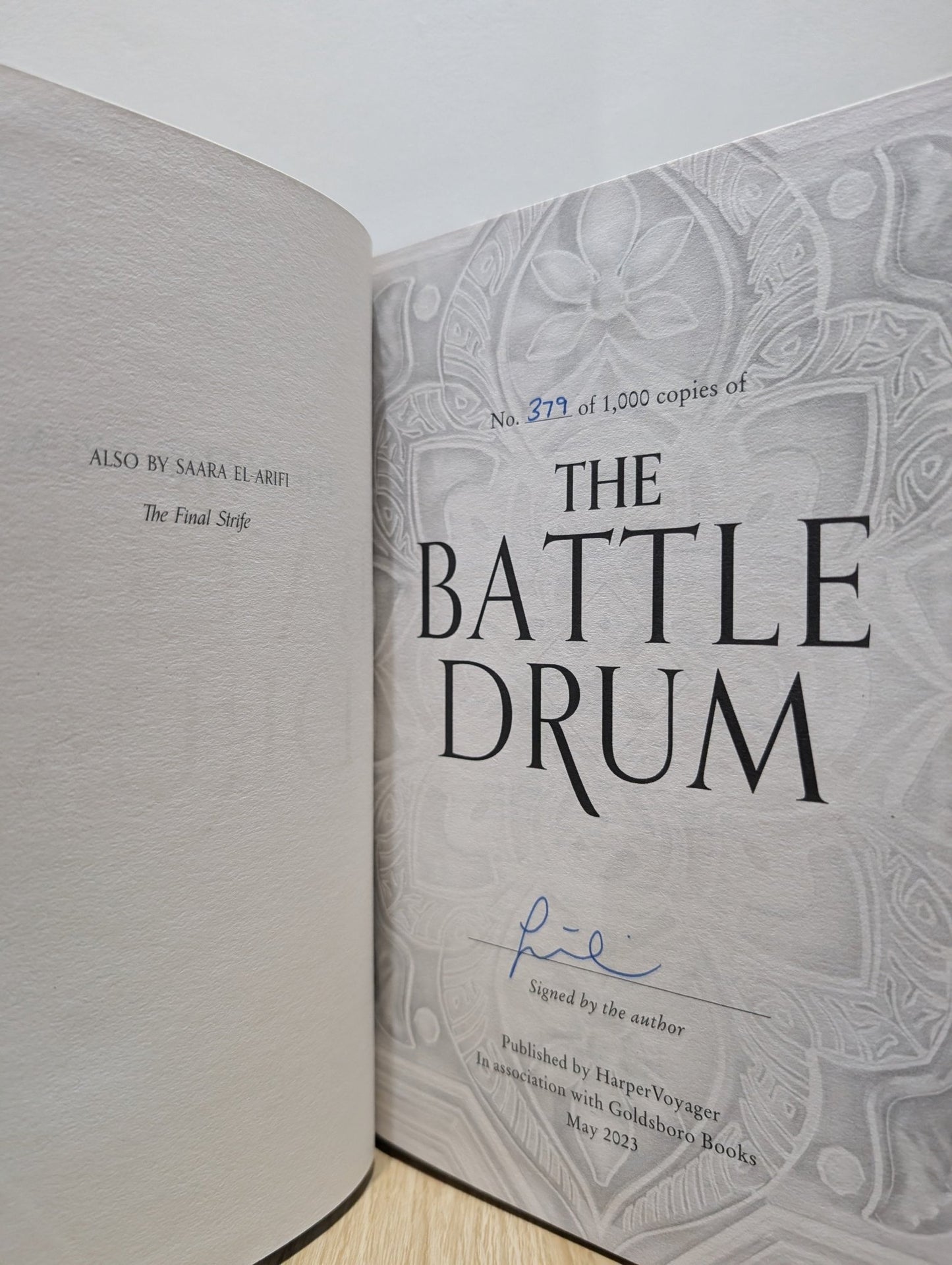 The Final Strife; Battle Drum; Ending Fire by Saara El - Arifi (Signed Slipcase) - Fialta Books