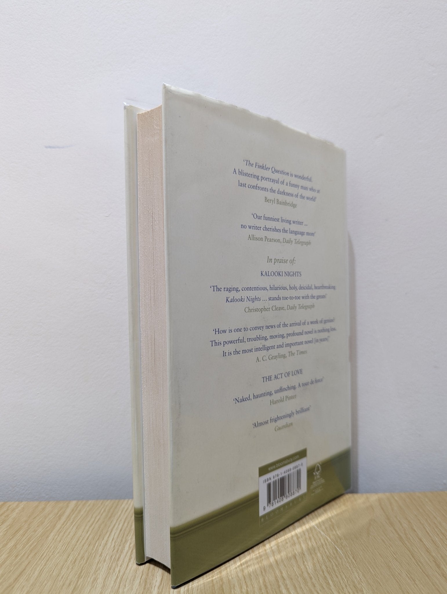 The Finkler Question by Howard Jacobson (Signed First Edition) - Fialta Books