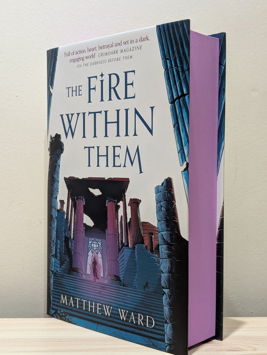 The Fire Within Them by Matthew Ward (Signed with sprayed edges) - Fialta Books