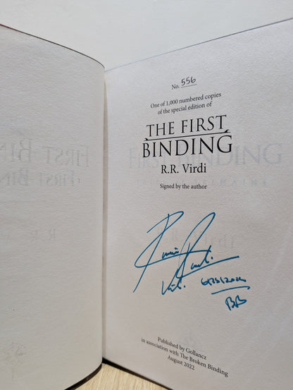 The First Binding; The Doors of Midnight by R.R. Virdi (Signed Numbered with sprayed edges) - Fialta Books
