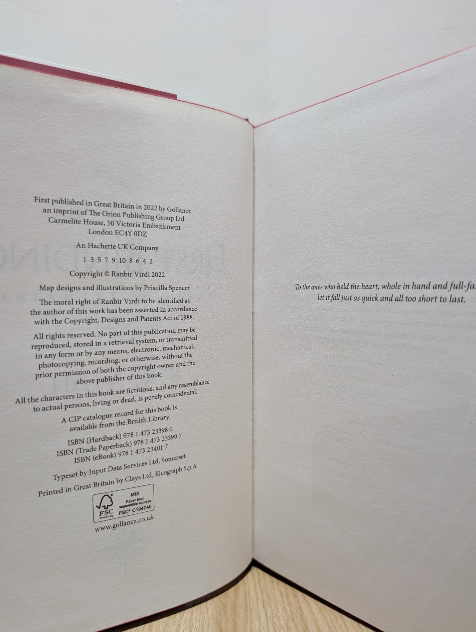 The First Binding; The Doors of Midnight by R.R. Virdi (Signed with sprayed edges) - Fialta Books