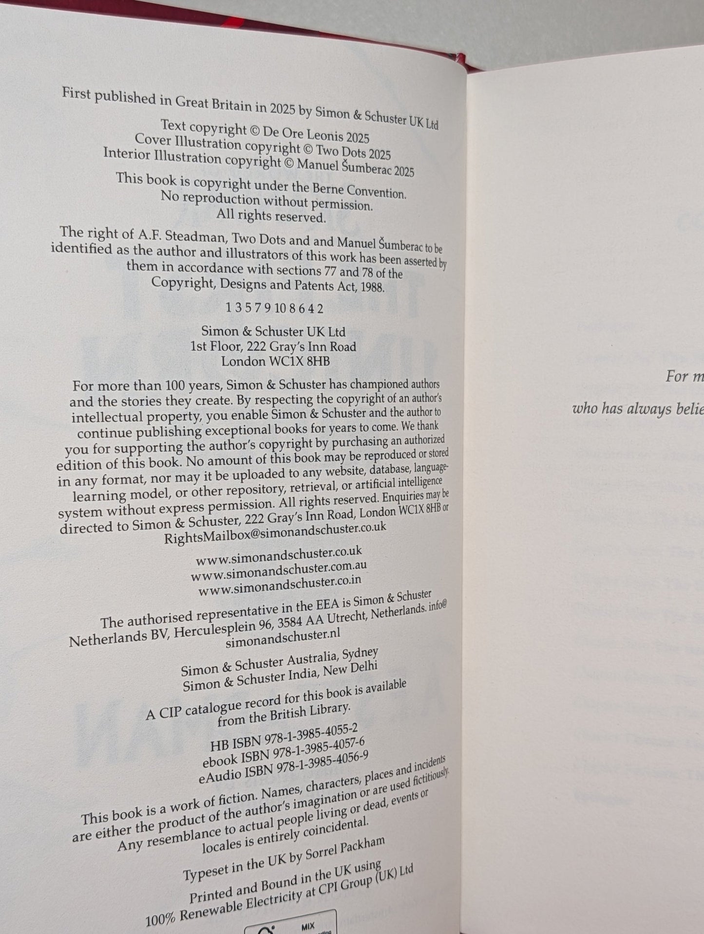 The First Unicorn Rider: Skandar by A.F. Steadman (Signed First Edition with sprayed edges) - Fialta Books