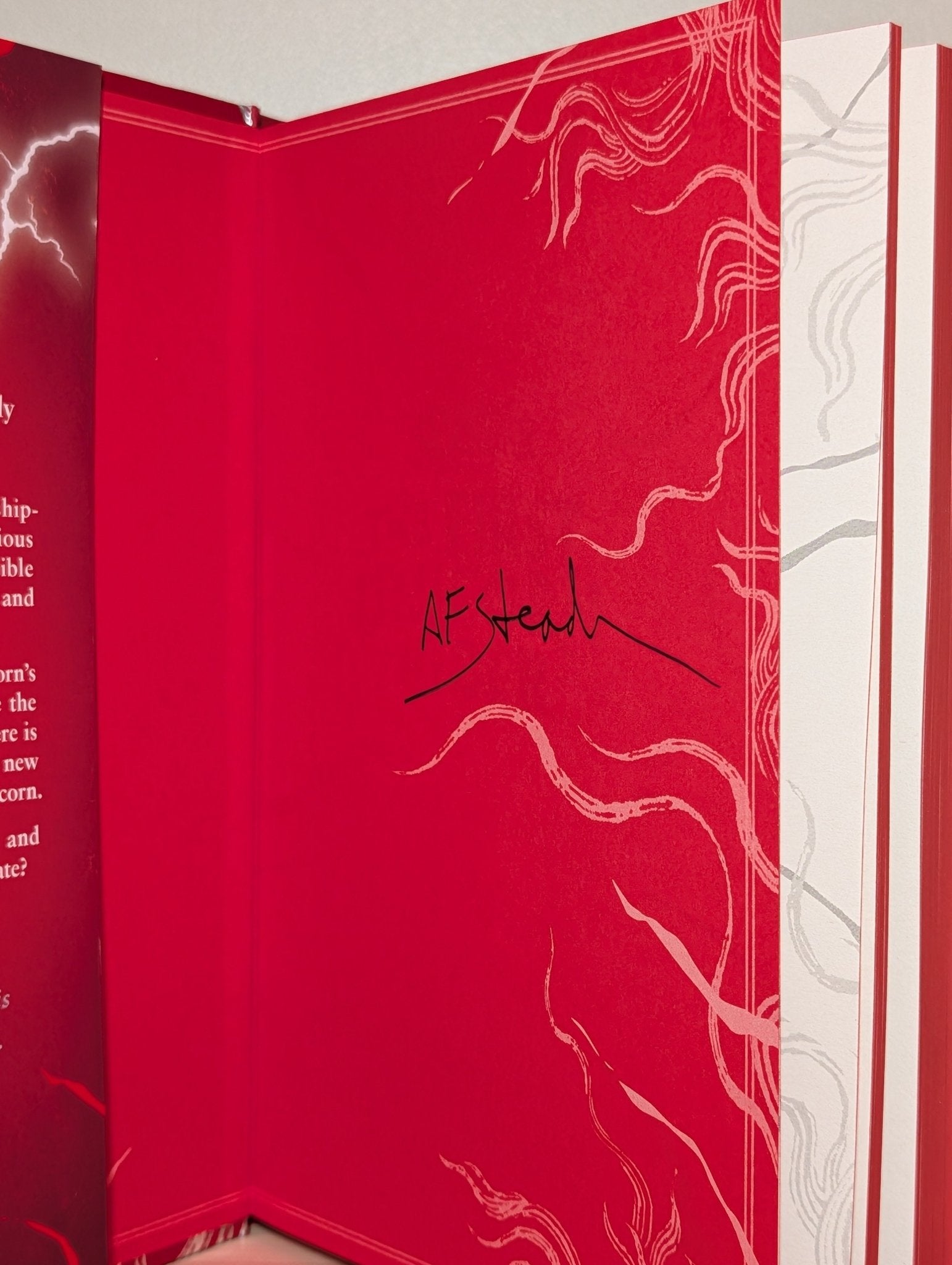 The First Unicorn Rider: Skandar by A.F. Steadman (Signed First Edition with sprayed edges) - Fialta Books