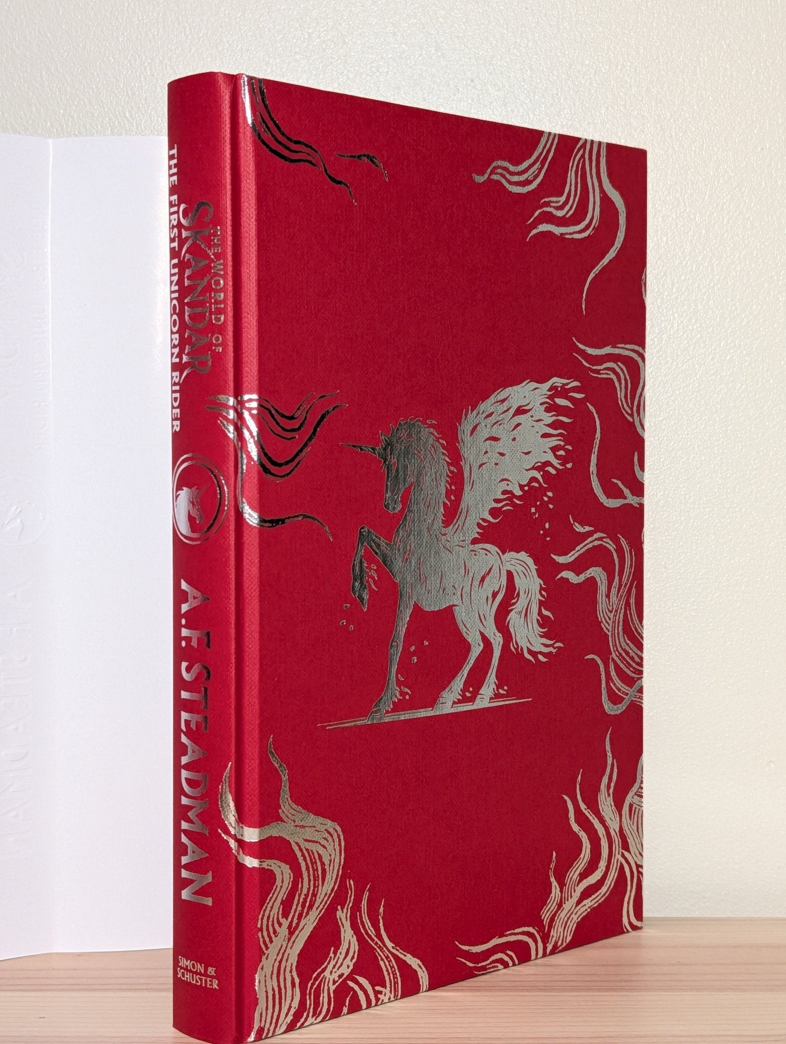 The First Unicorn Rider: Skandar by A.F. Steadman (Signed First Edition with sprayed edges) - Fialta Books