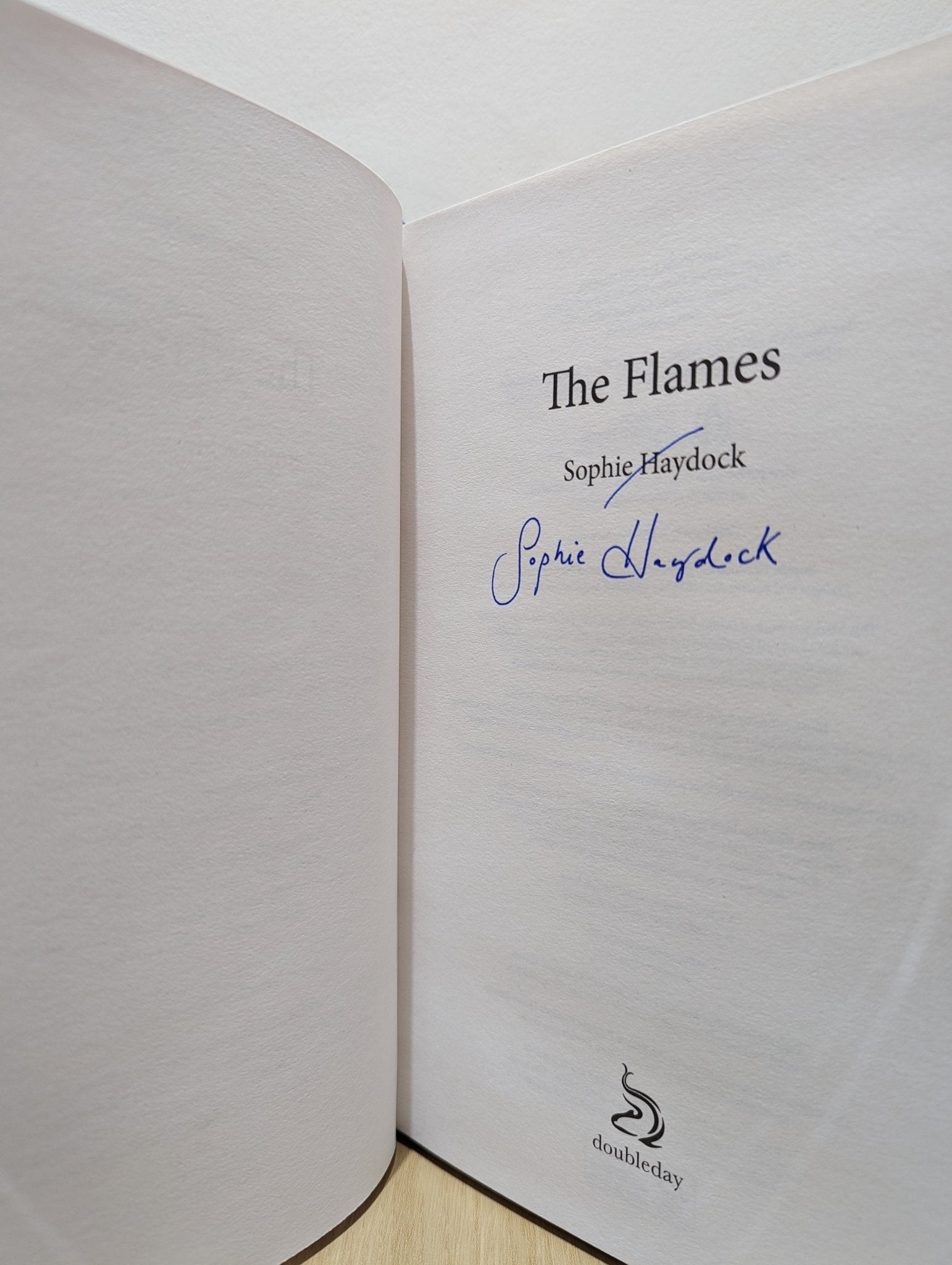 The Flames by Sophie Haydock (Signed First Edition) - Fialta Books
