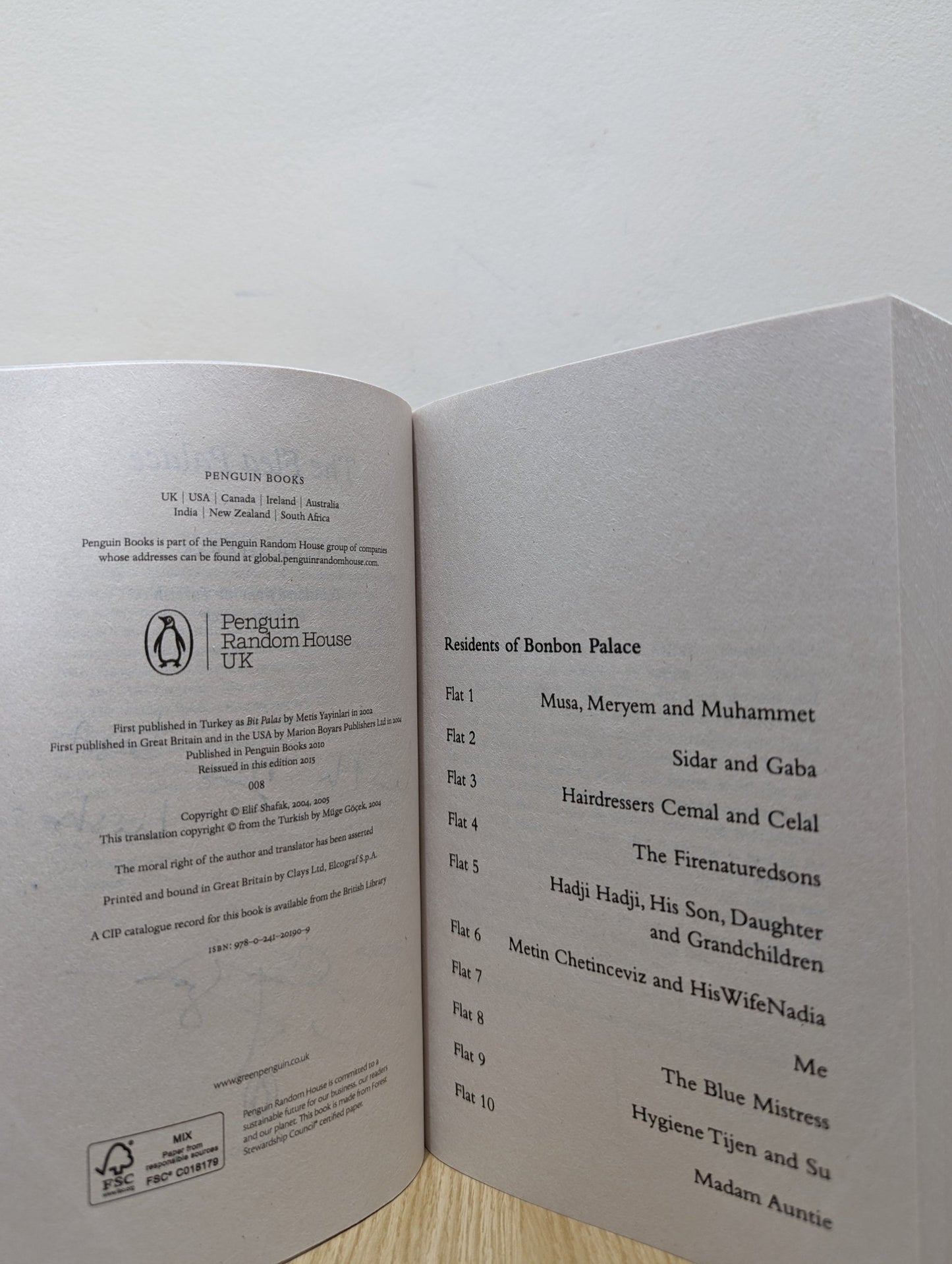 The Flea Palace by Elif Shafak (Signed) - Fialta Books