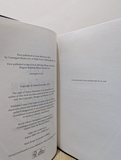 The Foghorn Echoes by Danny Ramadan (Signed First Edition) - Fialta Books