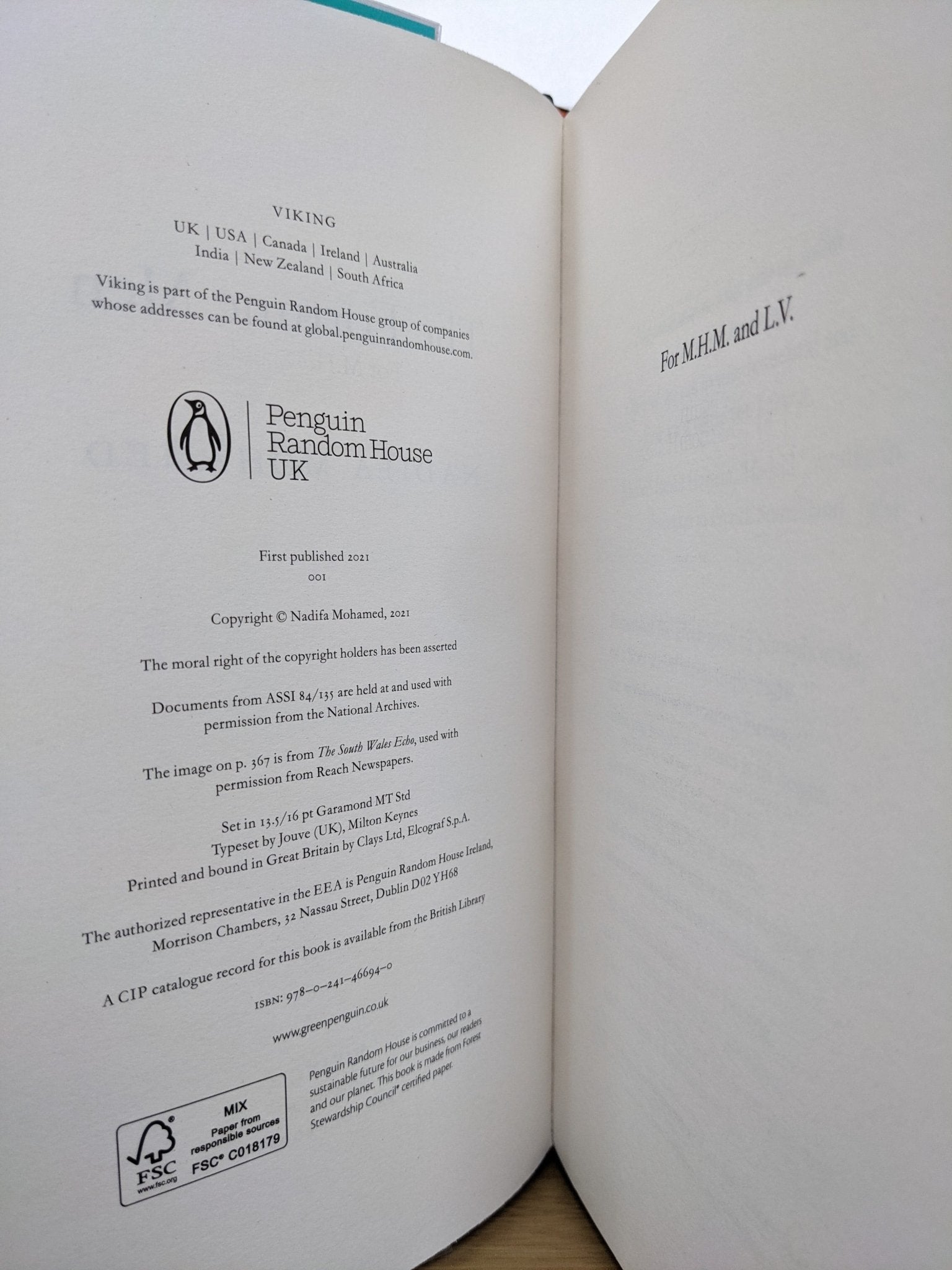 The Fortune Men by Nadifa Mohamed (First Edition New) - Fialta Books