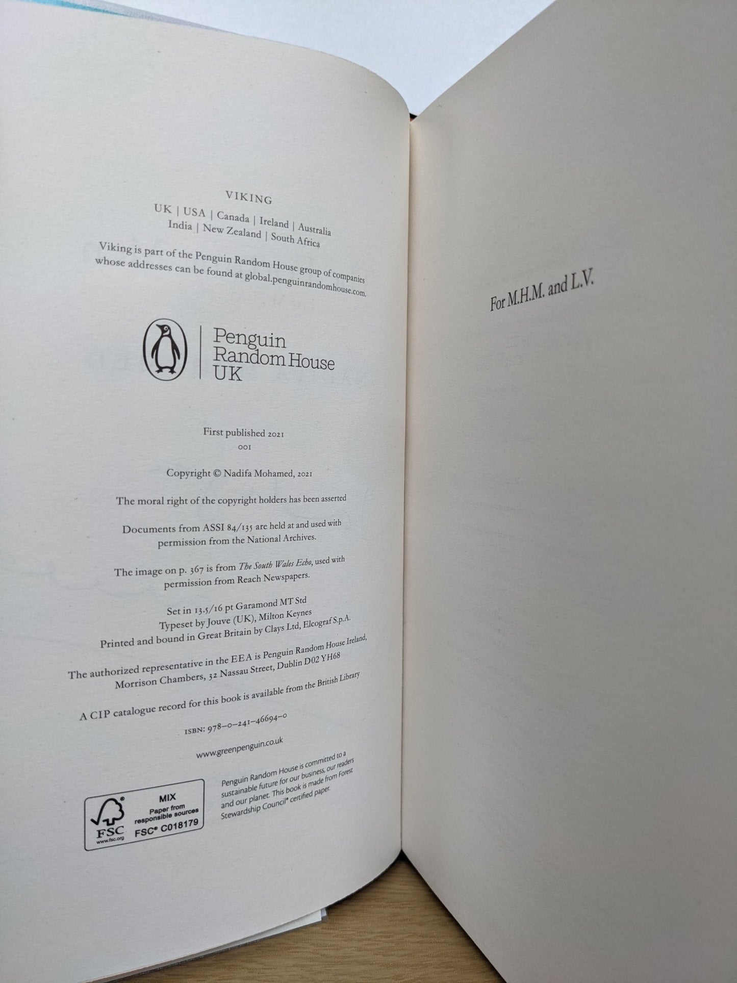 The Fortune Men by Nadifa Mohamed (Signed First Edition) - Fialta Books