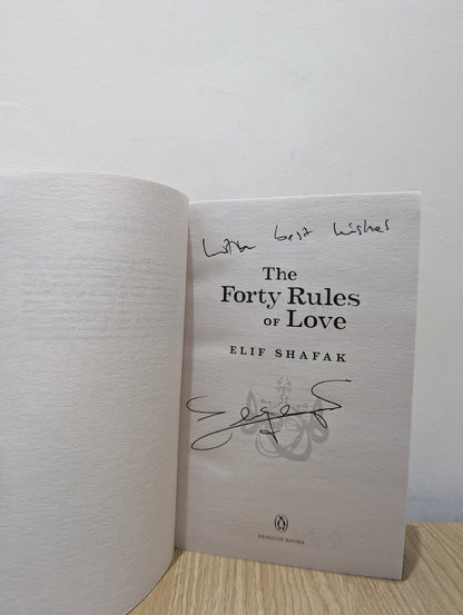 The Forty Rules of Love by Elif Shafak (Signed) - Fialta Books