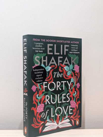 The Forty Rules of Love by Elif Shafak (Signed New Paperback Edition) - Fialta Books