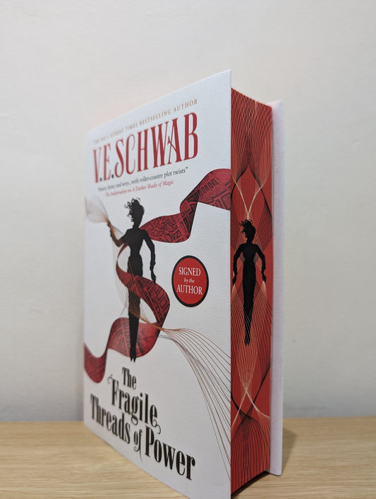 The Fragile Threads of Power by V.E. Schwab (Signed First Edition with sprayed edges) - Fialta Books