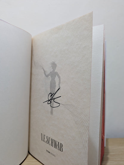 The Fragile Threads of Power by V.E. Schwab (Signed First Edition with sprayed edges) - Fialta Books