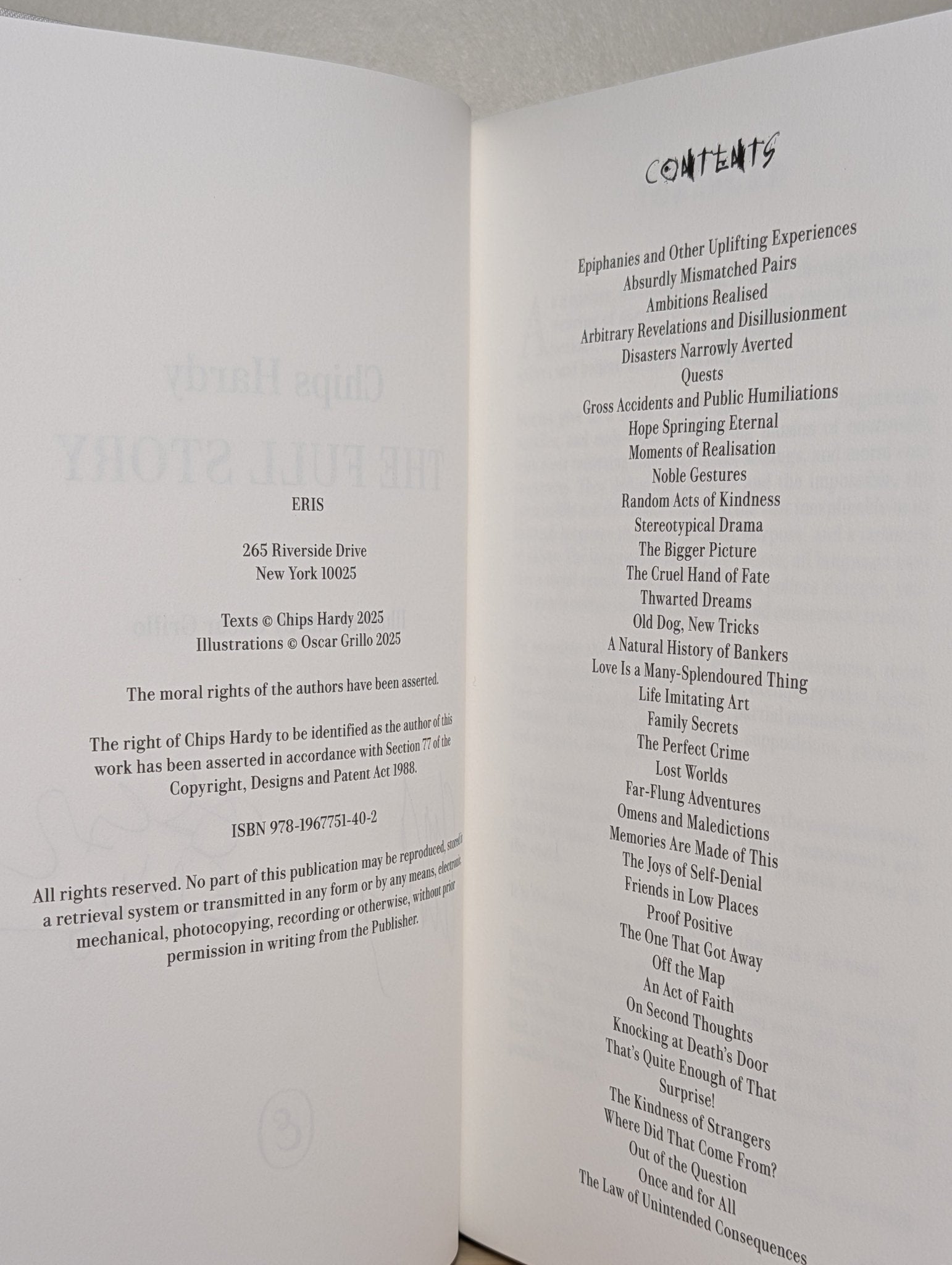 The Full Story by Chips Hardy(Signed) - Fialta Books