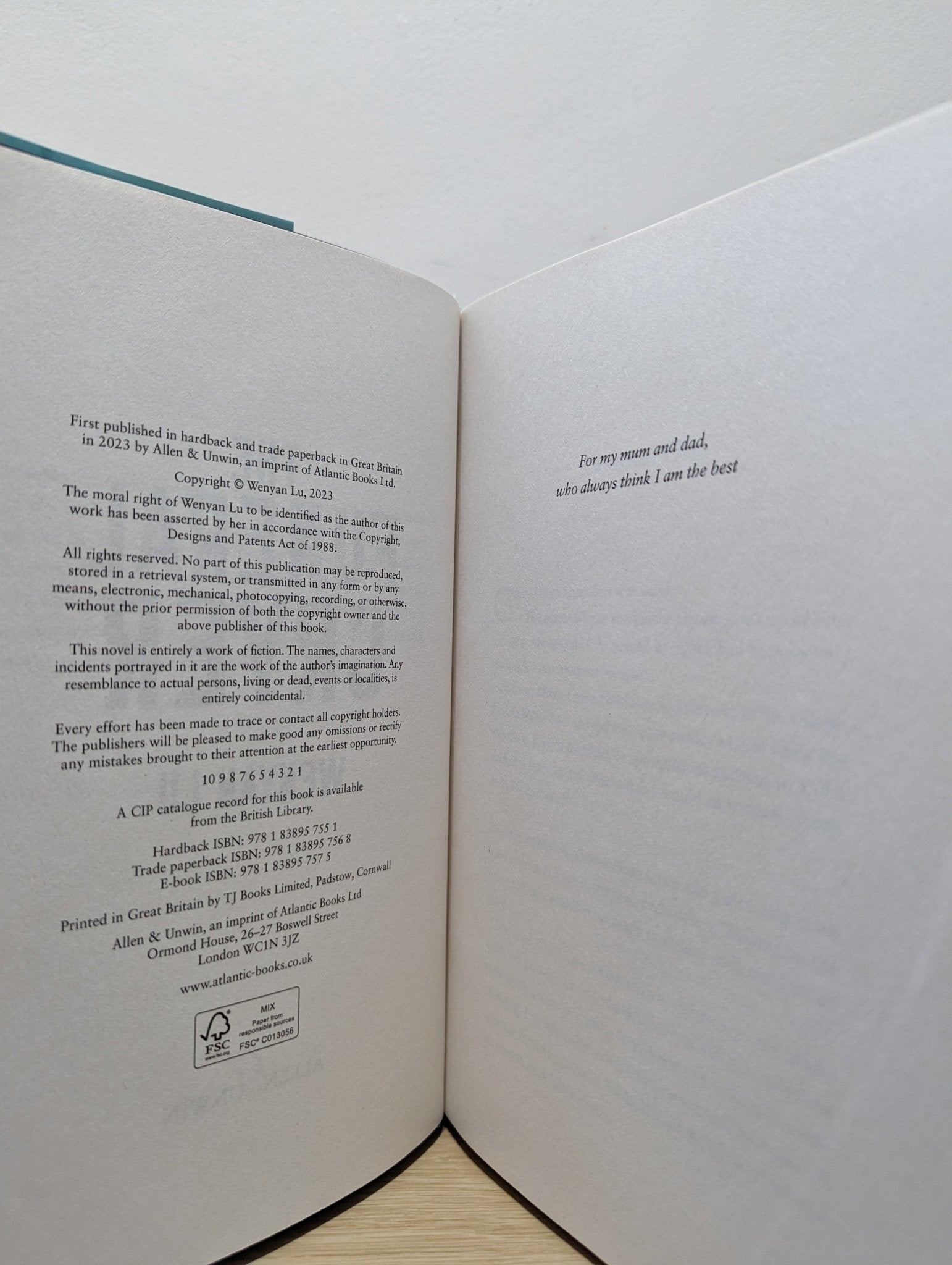 The Funeral Cryer by Wenyan Lu (Signed First Edition) - Fialta Books