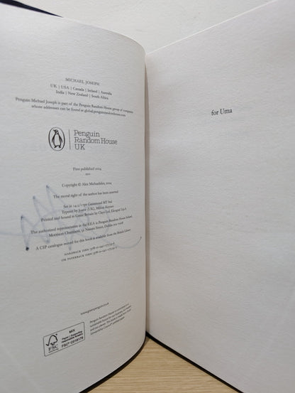 The Fury by Alex Michaelides (Signed First Edition) - Fialta Books