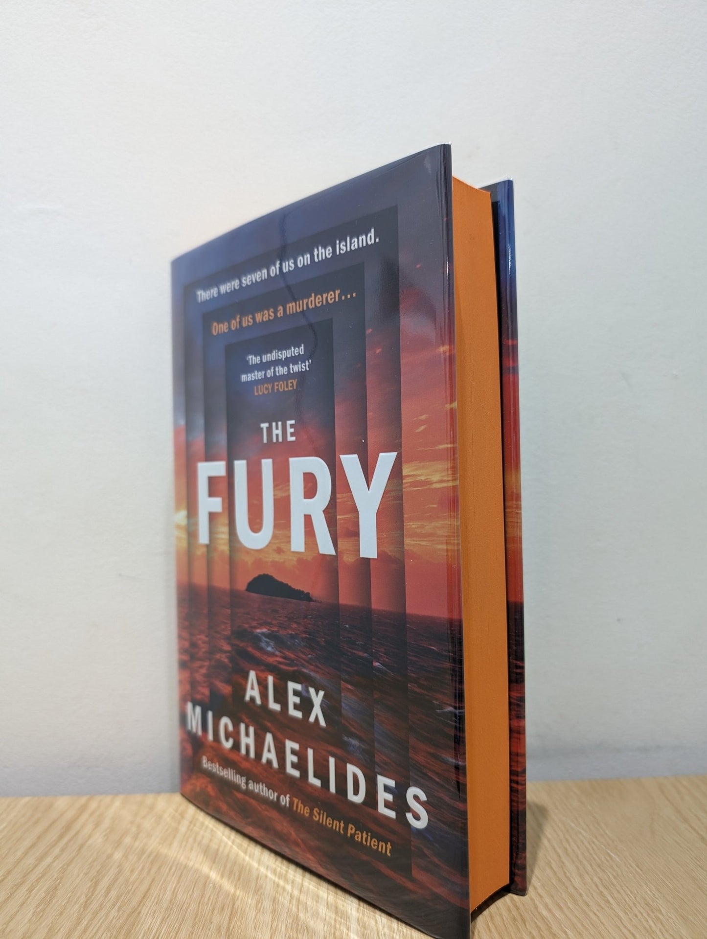 The Fury by Alex Michaelides (Signed First Edition with sprayed edges) - Fialta Books