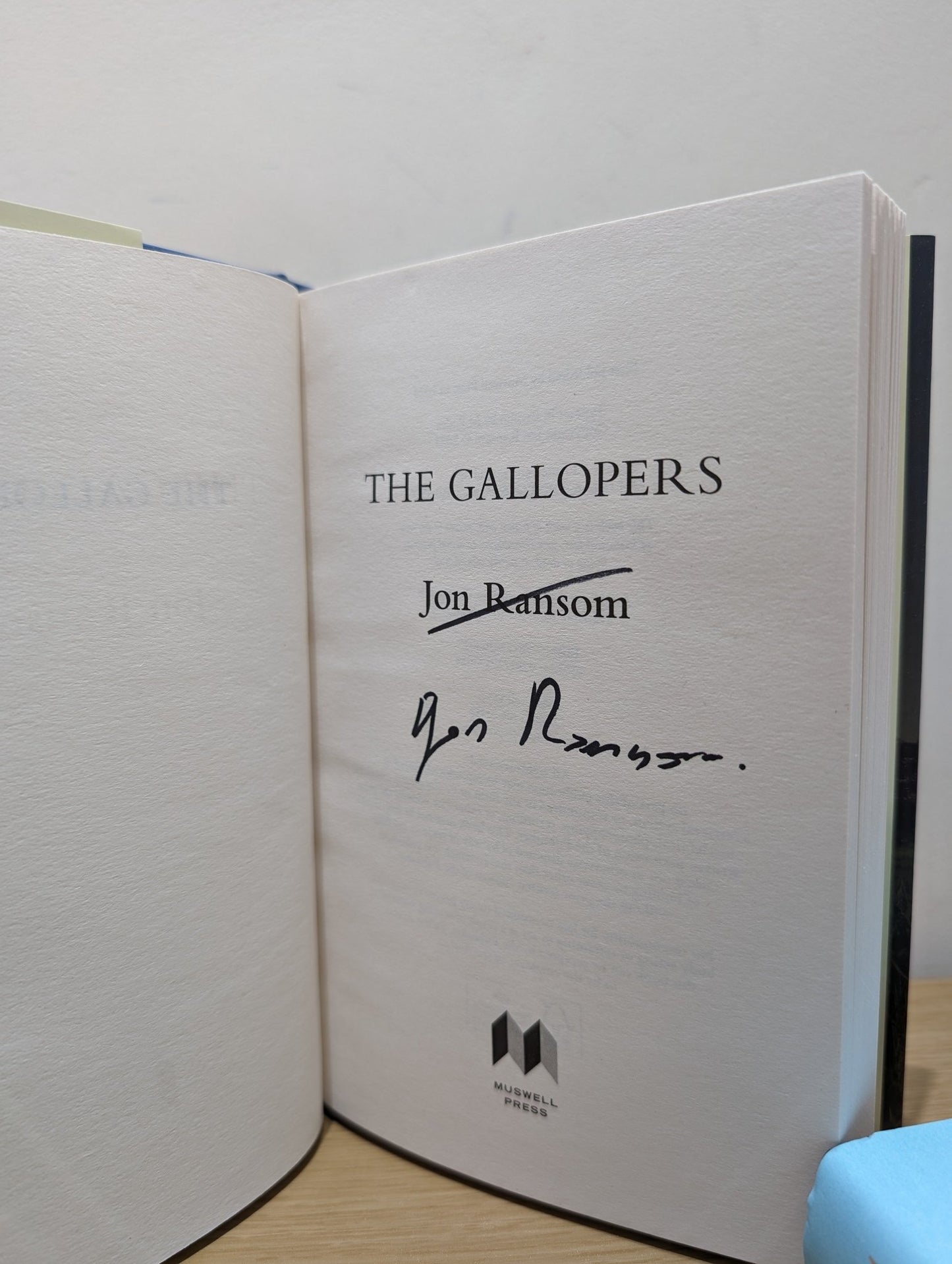 The Gallopers by Jon Ransom (Signed First Edition) - Fialta Books