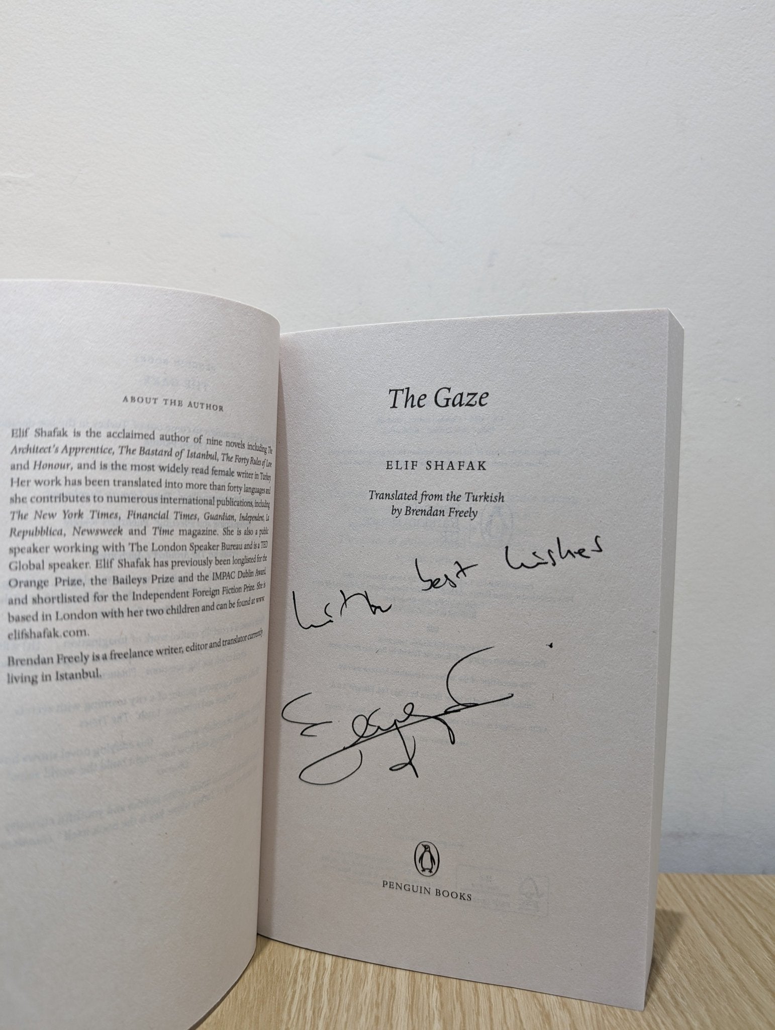 The Gaze by Elif Shafak (Signed) - Fialta Books