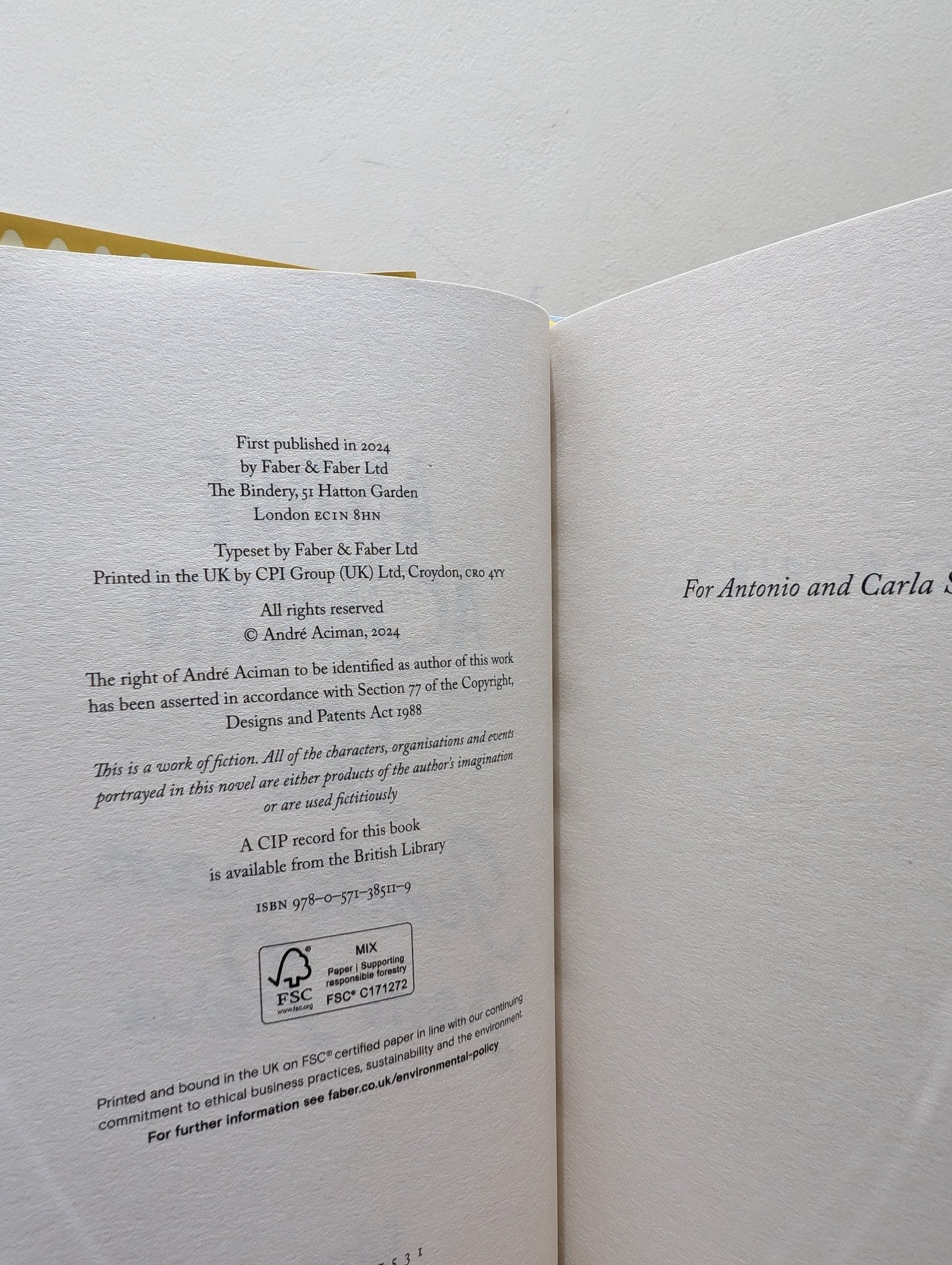 The Gentleman From Peru by Andre Aciman (Signed First Edition) - Fialta Books