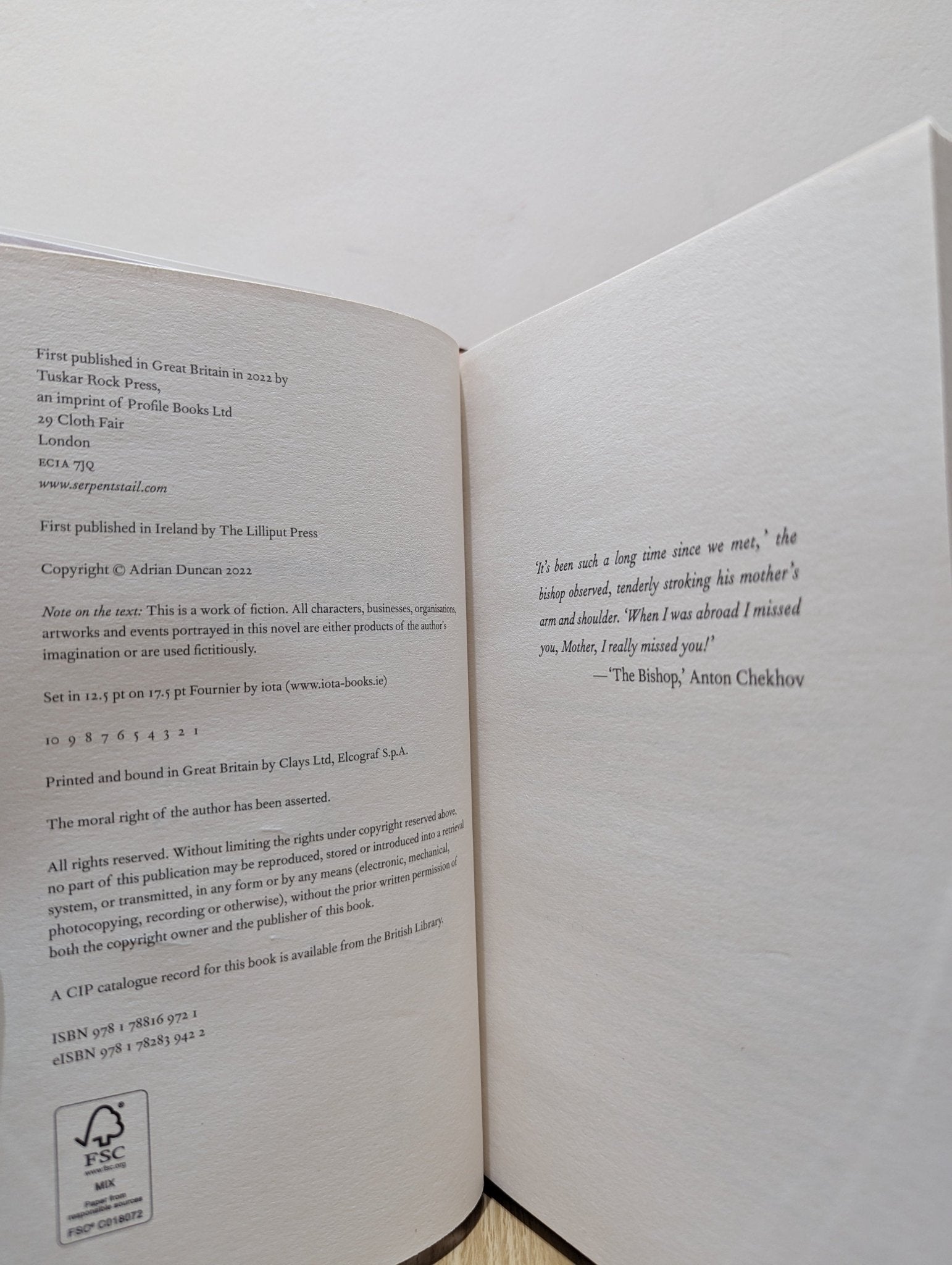 The Geometer Lobachevsky by Adrian Duncan (Signed First Edition) - Fialta Books