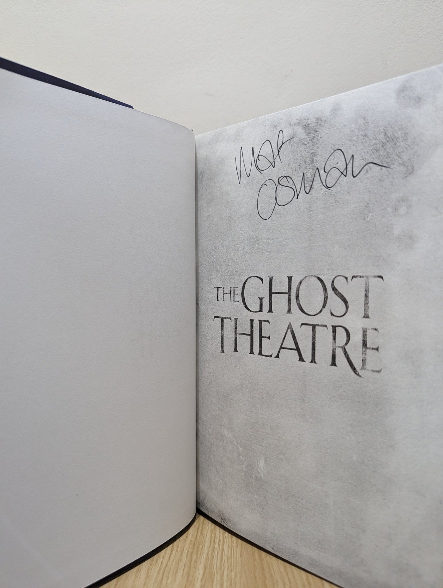 The Ghost Theatre by Mat Osman (Signed First Edition) - Fialta Books