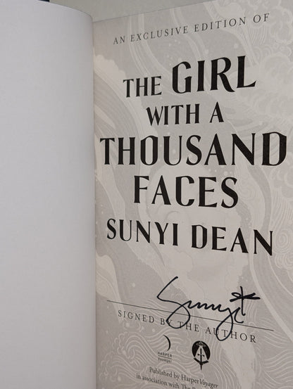 The Girl with a Thousand Faces by Sunyi Dean (Signed Special Edition with sprayed edges) - Fialta Books