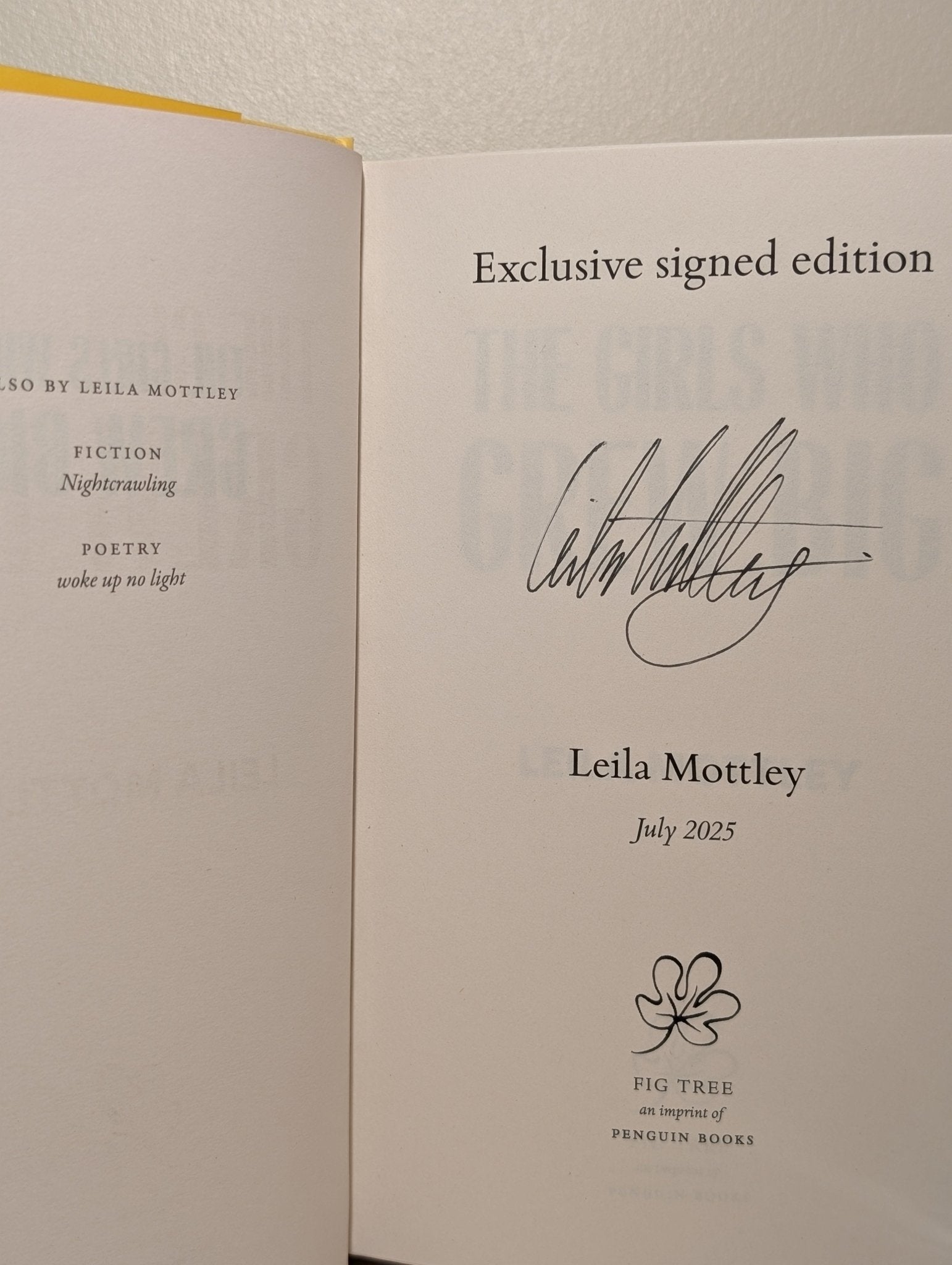 The Girls Who Grew Big by Leila Mottley (Signed First Edition) - Fialta Books