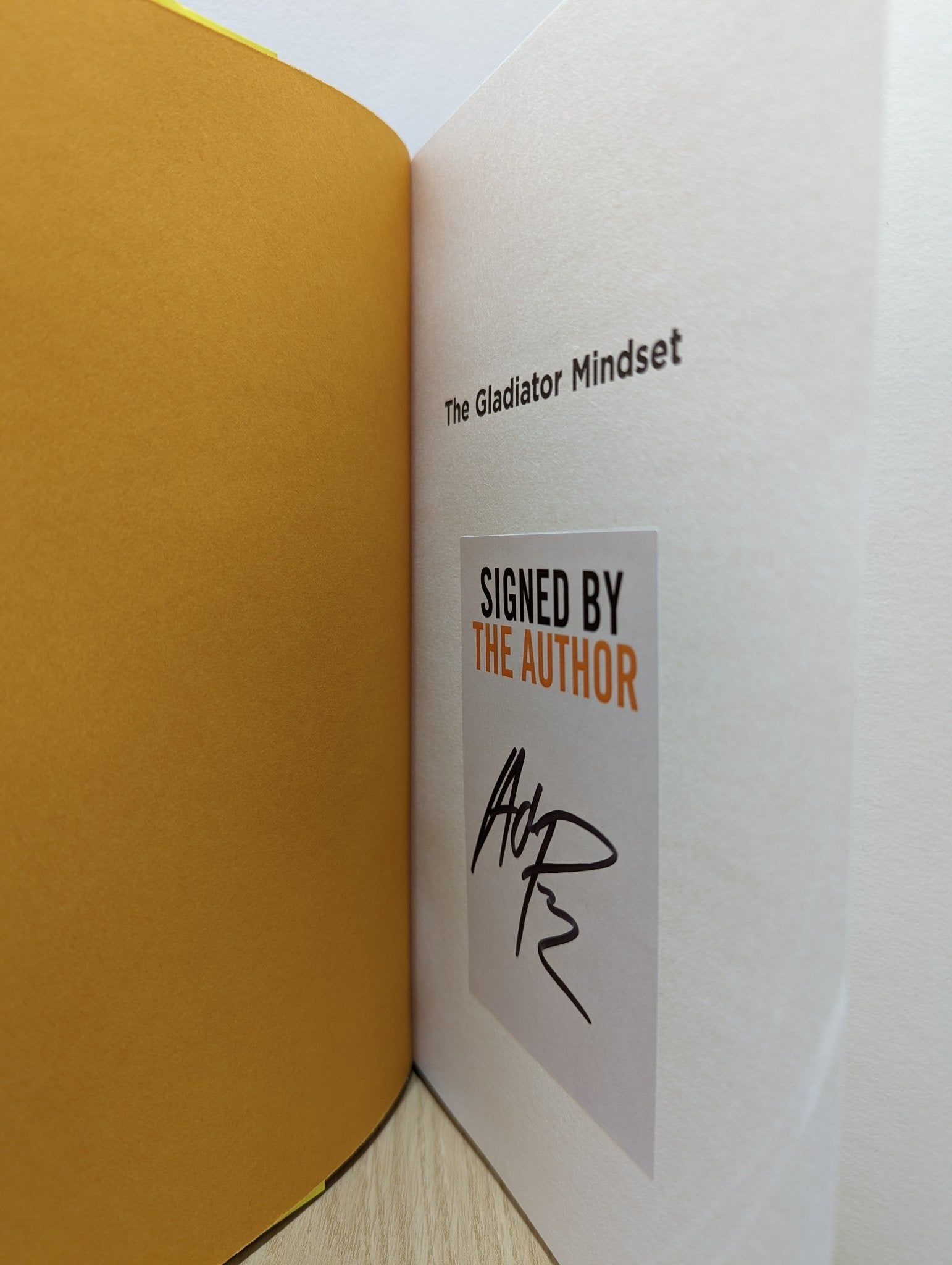 The Gladiator Mindset by Adam Peaty (Signed First Edition) - Fialta Books