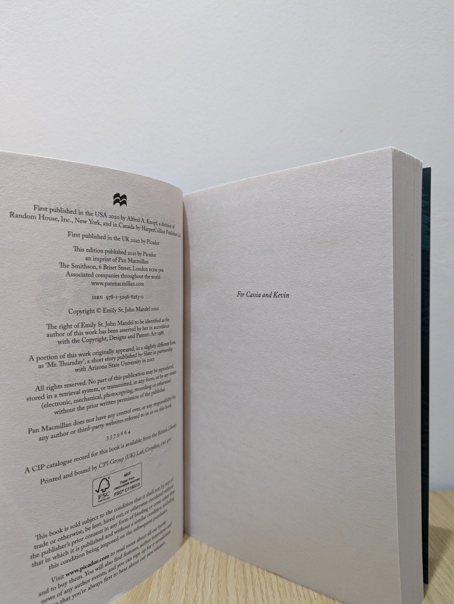 The Glass Hotel by Emily St. John Mandel (Signed) - Fialta Books