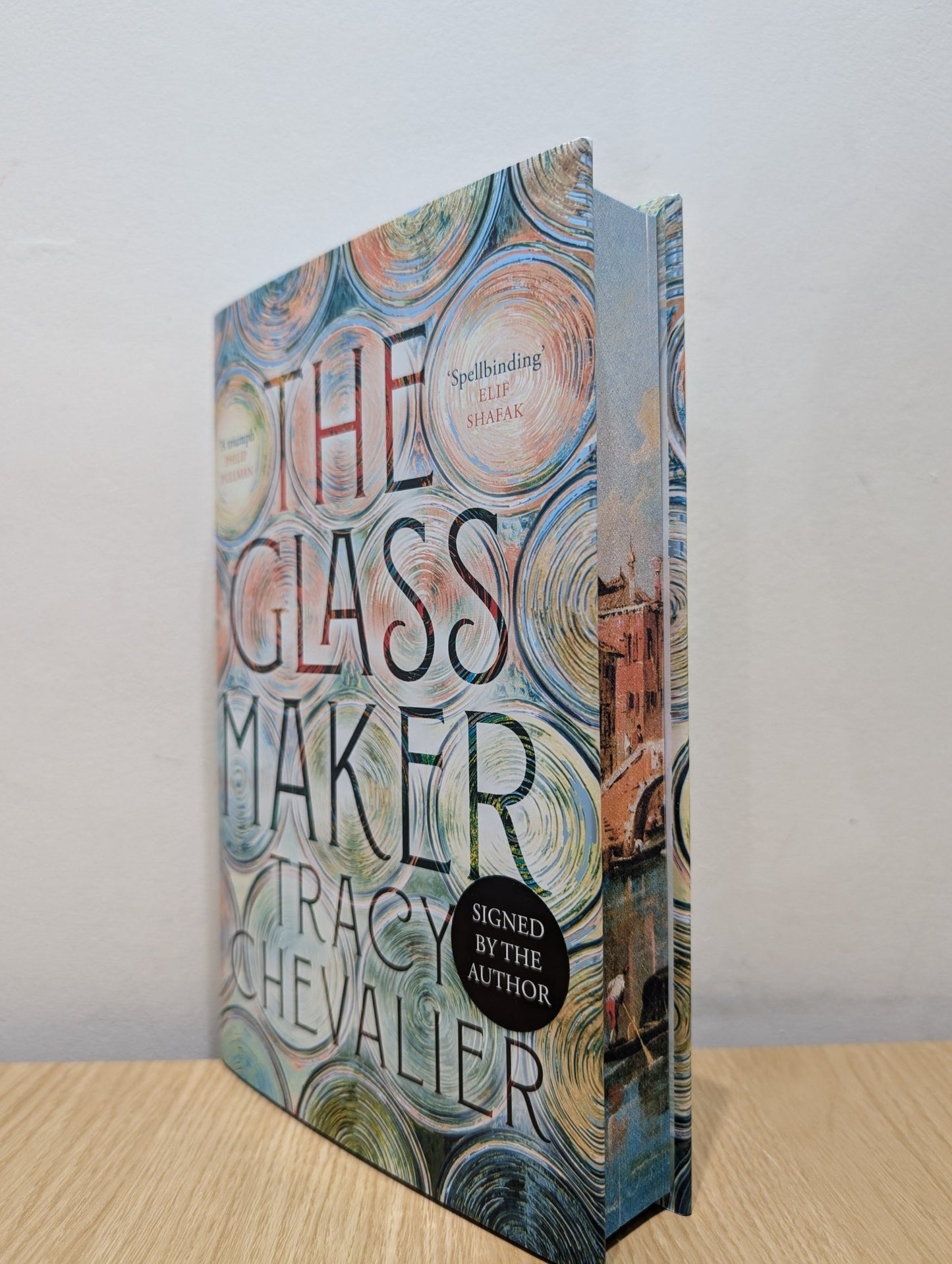 The Glassmaker by Tracy Chevalier (Signed First Edition with sprayed edges) - Fialta Books