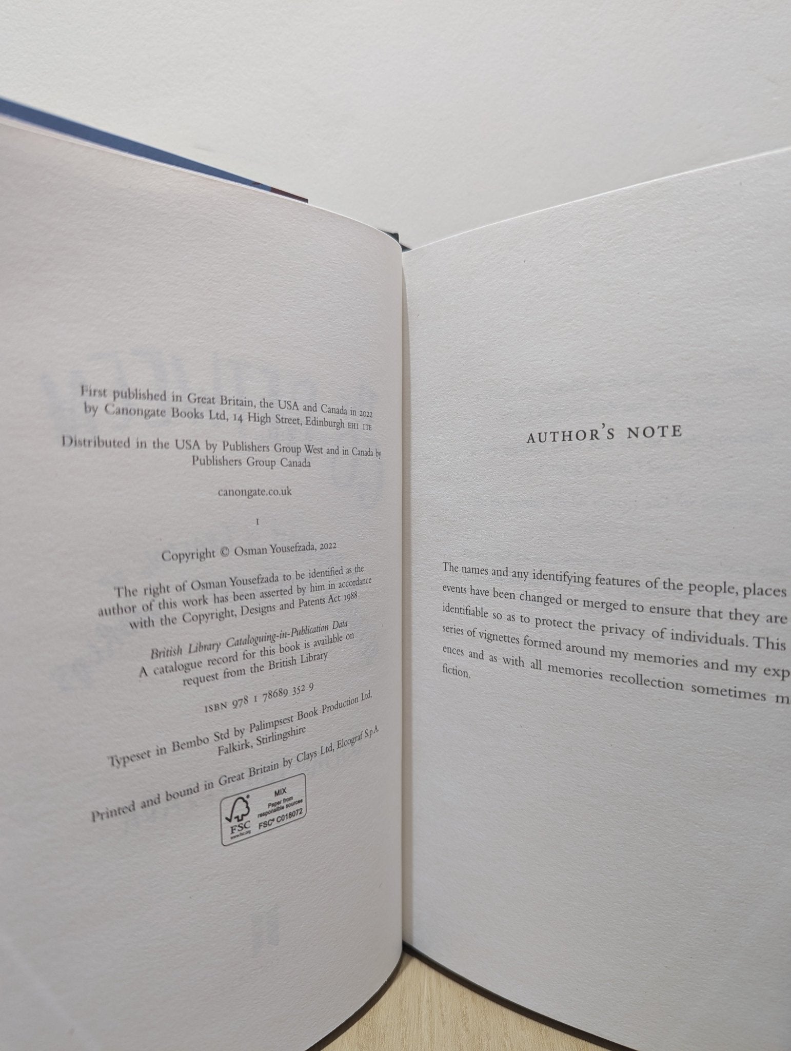 The Go - Between by Osman Yousefzada (Signed First Edition) - Fialta Books