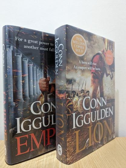 The Golden Age Series 1 - 2: The Lion; Empire by Conn Iggulden (Signed First Edition) - Fialta Books