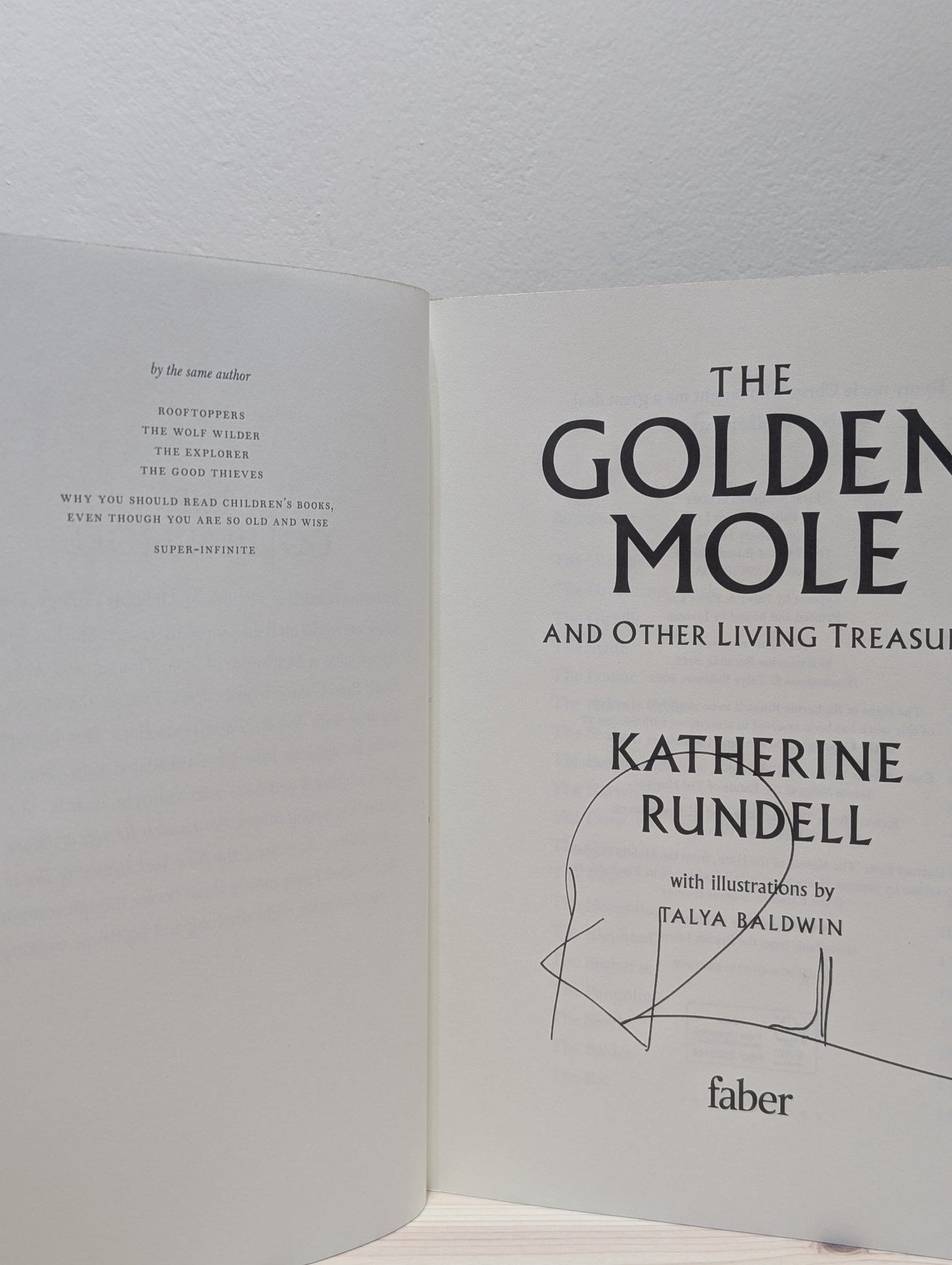 The Golden Mole by Katherine Rundell (Signed) - Fialta Books
