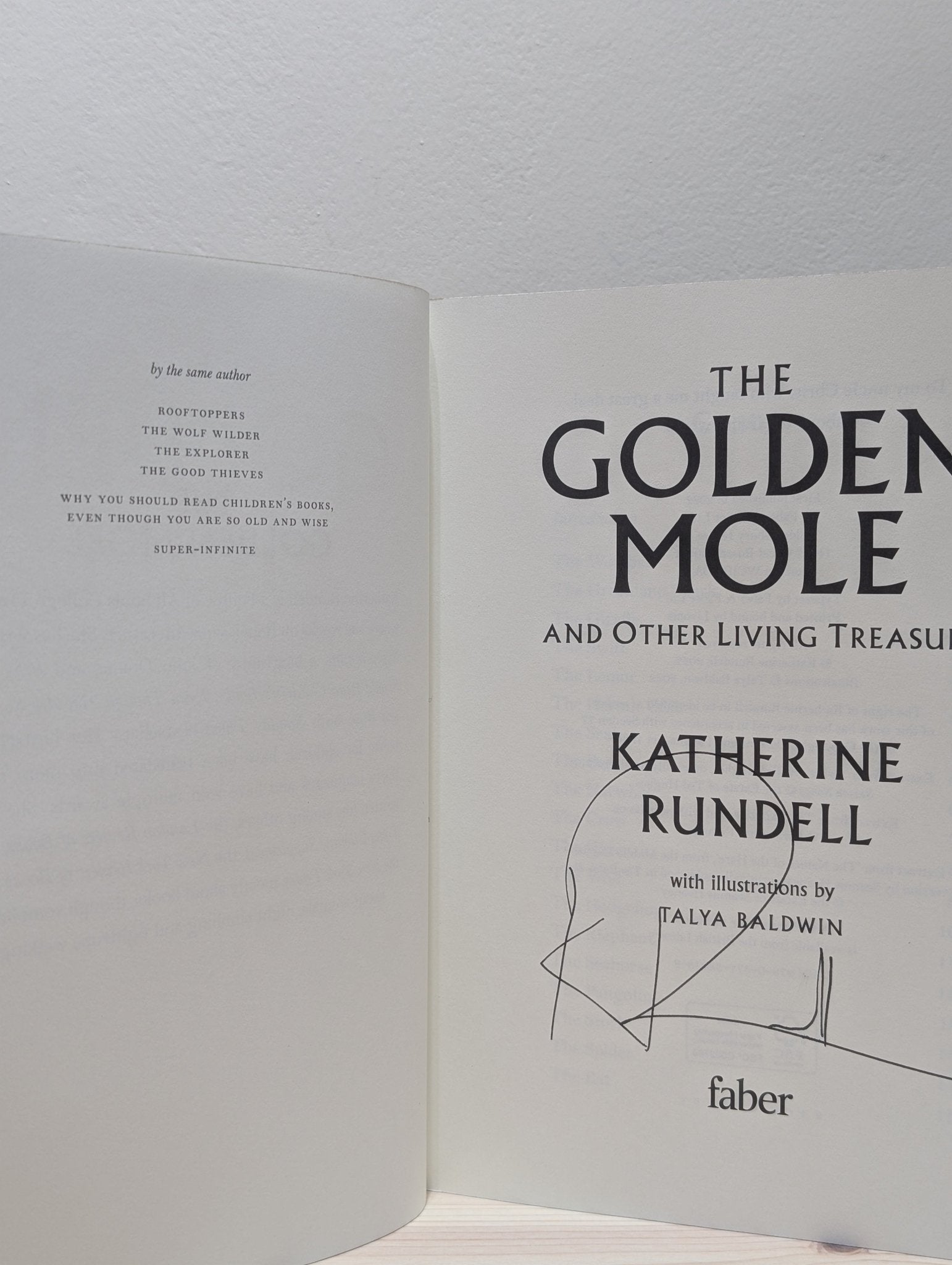 The Golden Mole by Katherine Rundell (Signed) - Fialta Books