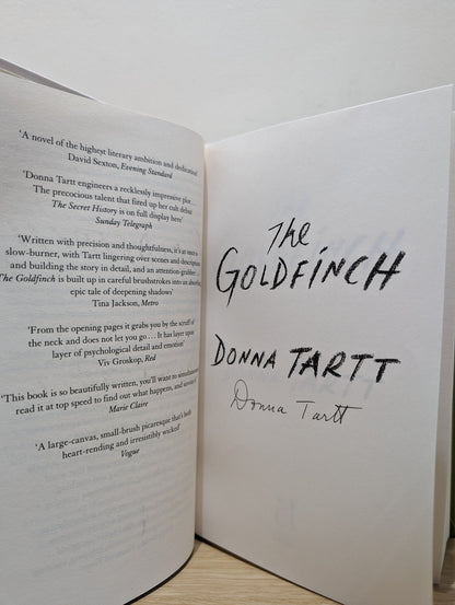 The Goldfinch by Donna Tartt (Signed Anniversary Edition) - Fialta Books
