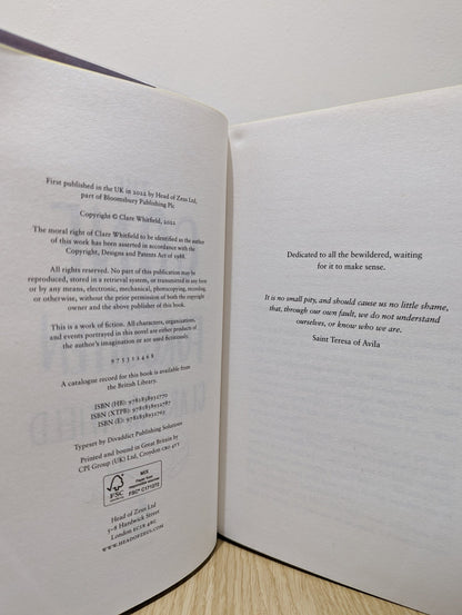 The Gone and the Forgotten by Clare Whitfield (Signed First Edition with sprayed edges) - Fialta Books