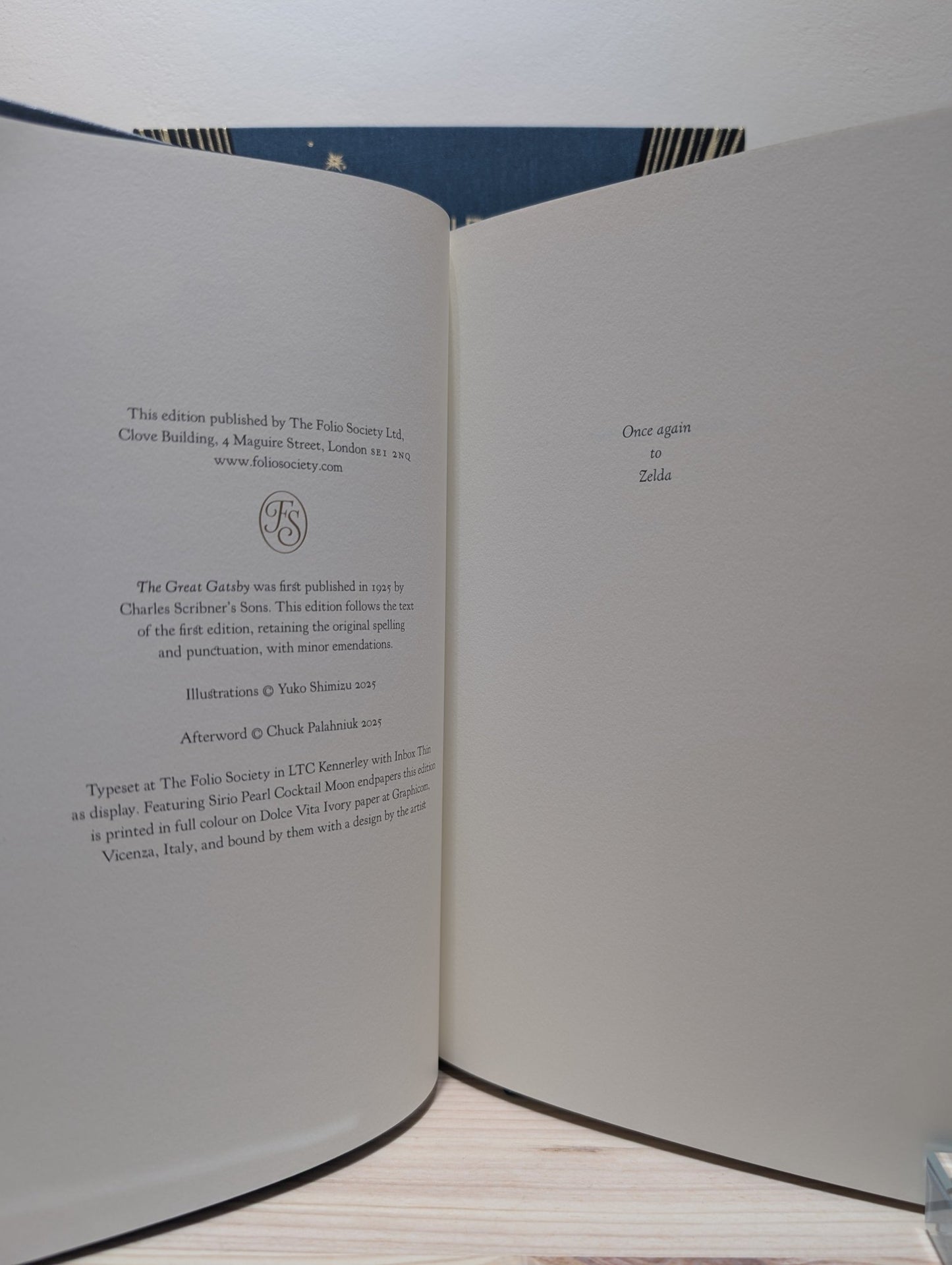 The Great Gatsby by F. Scott Fitzgerald (Folio Limited Edition) - Fialta Books