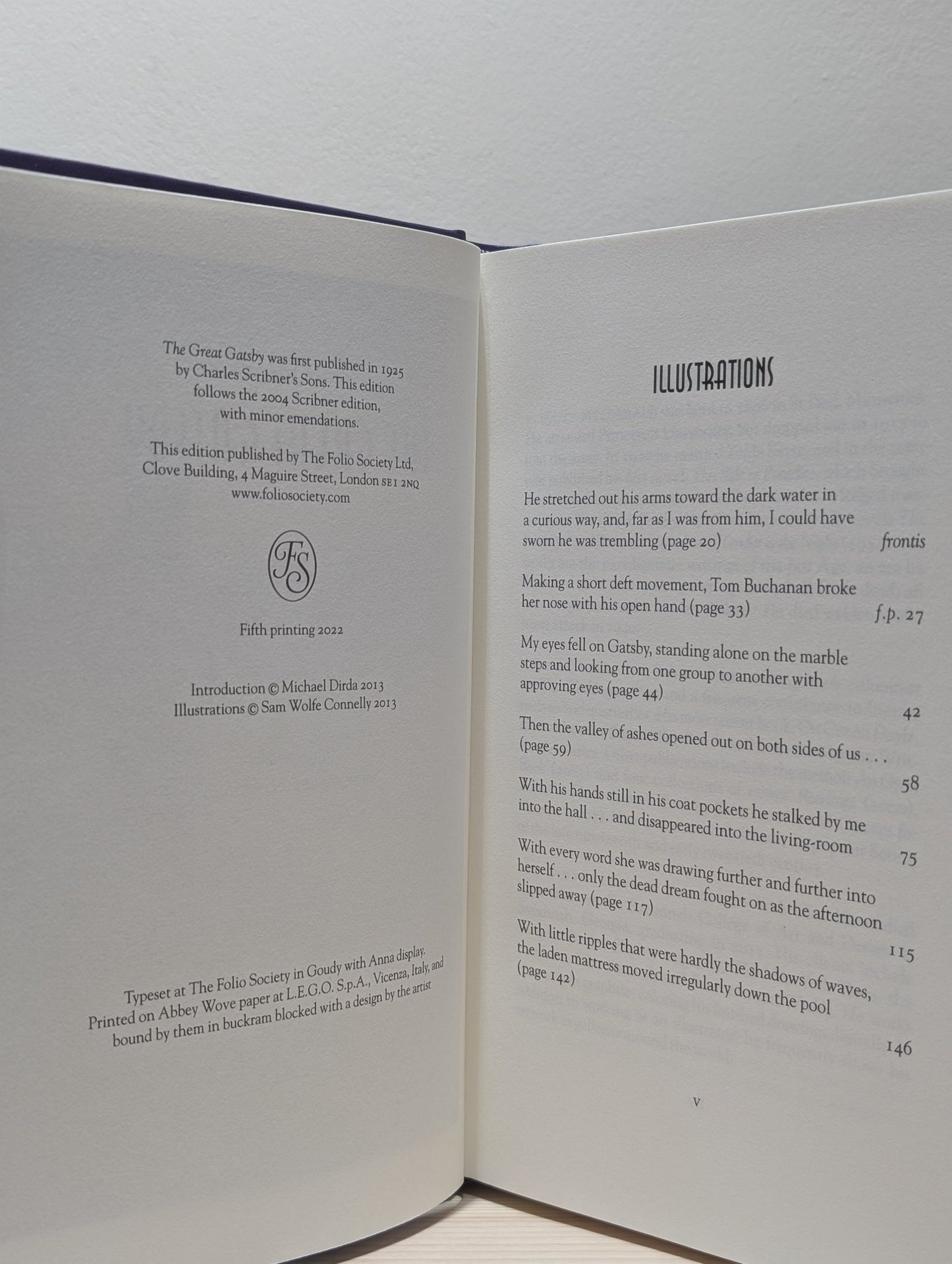 The Great Gatsby by F. Scott Fitzgerald (Folio Slipcase Edition) - Fialta Books