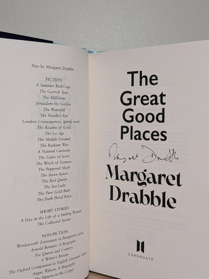 The Great Good Places by Margaret Drabble (Signed First Edition) - Fialta Books