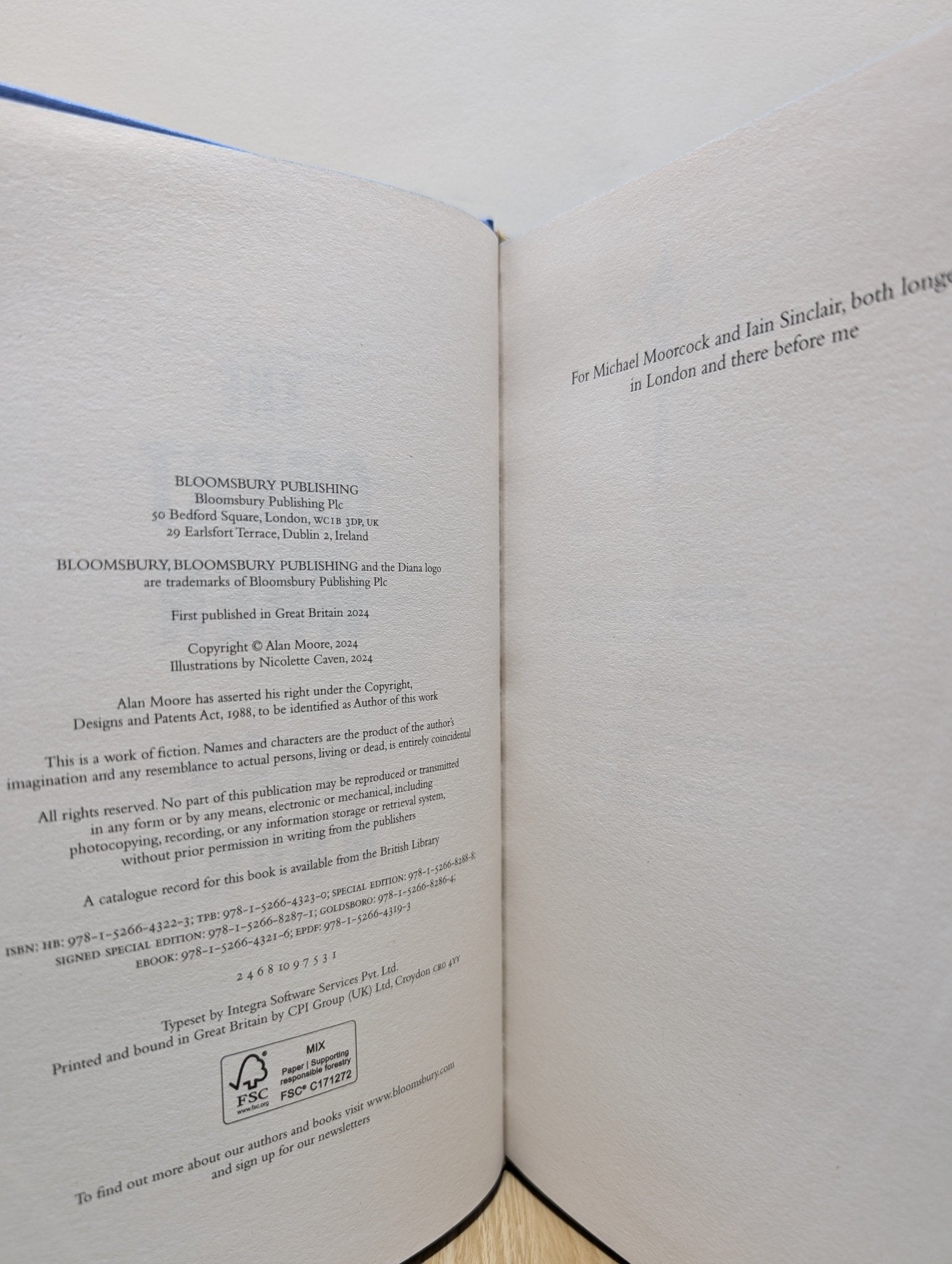 The Great When by Alan Moore (Signed First Edition with sprayed edges) - Fialta Books