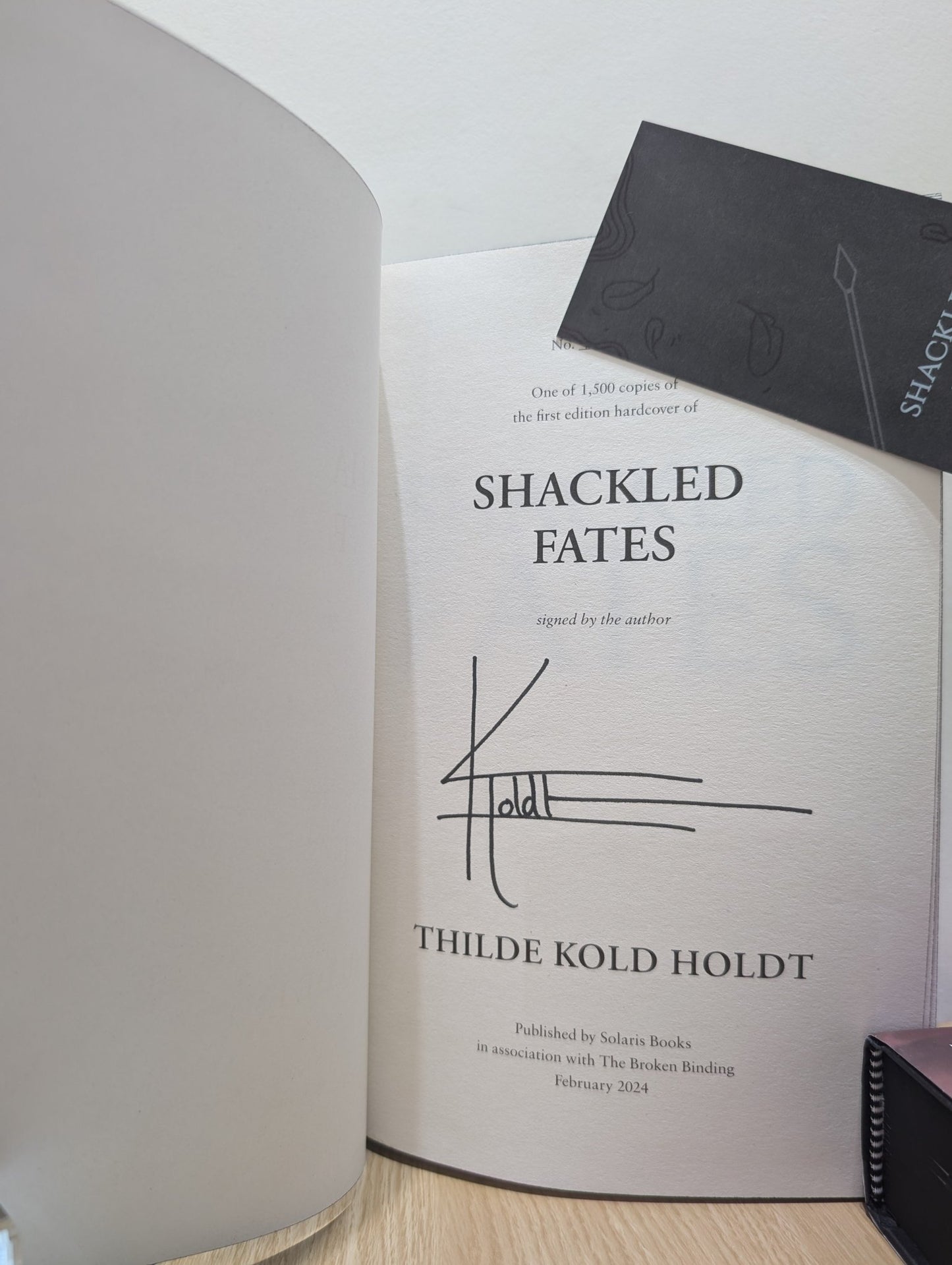 The Hanged God Trilogy by Thilde Kold Holdt (Signed with sprayed edges) - Fialta Books