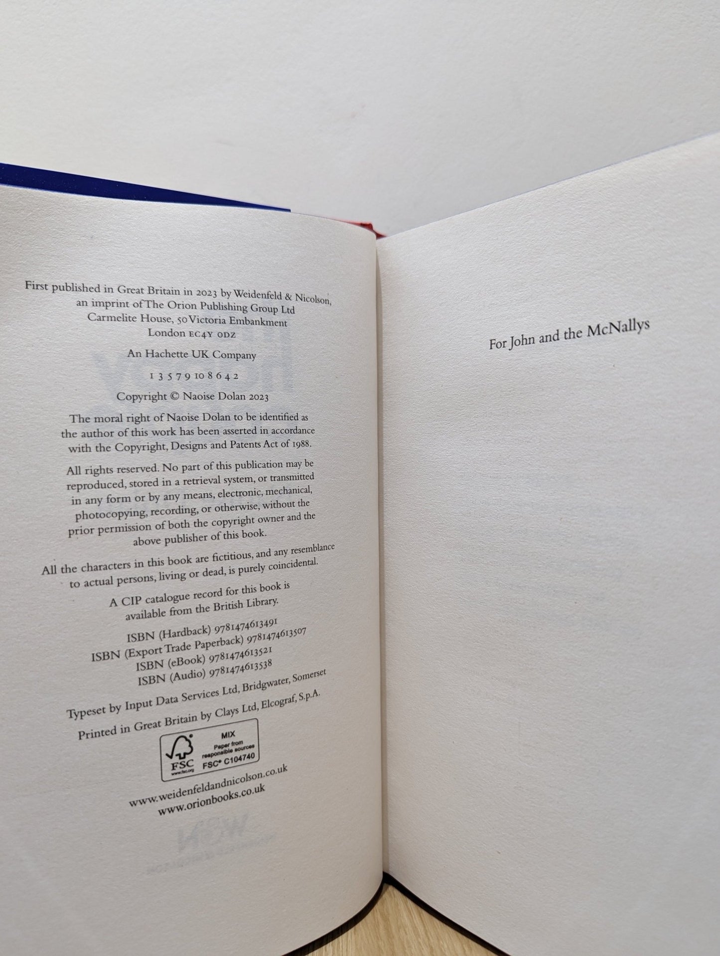 The Happy Couple by Naoise Dolan (Signed First Edition with sprayed edges) - Fialta Books